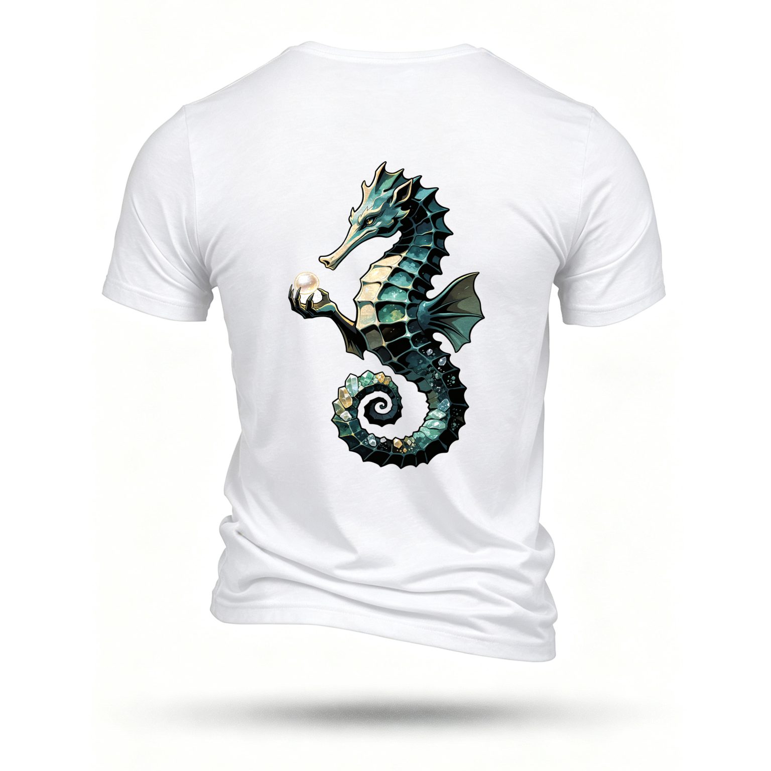 White T-shirt, back print