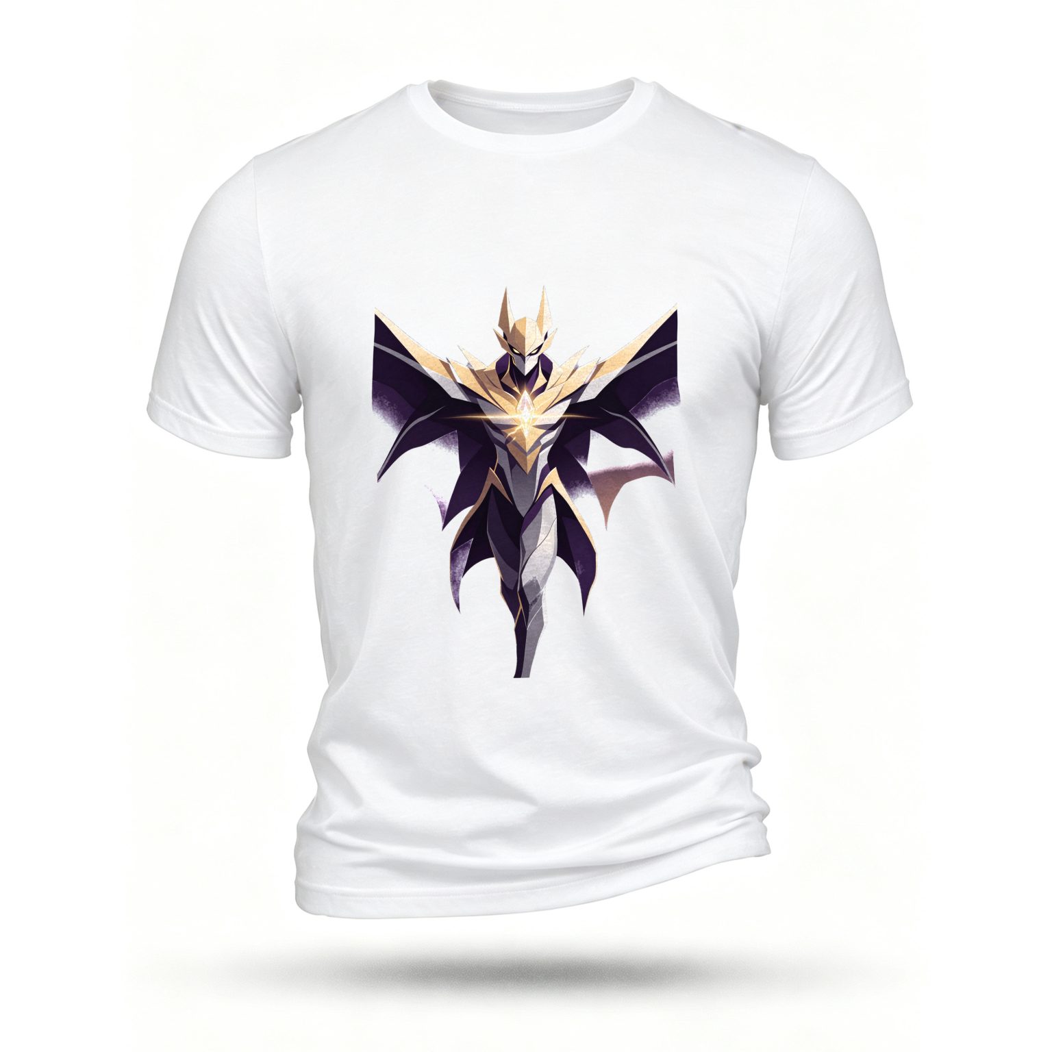 White T-shirt, front print