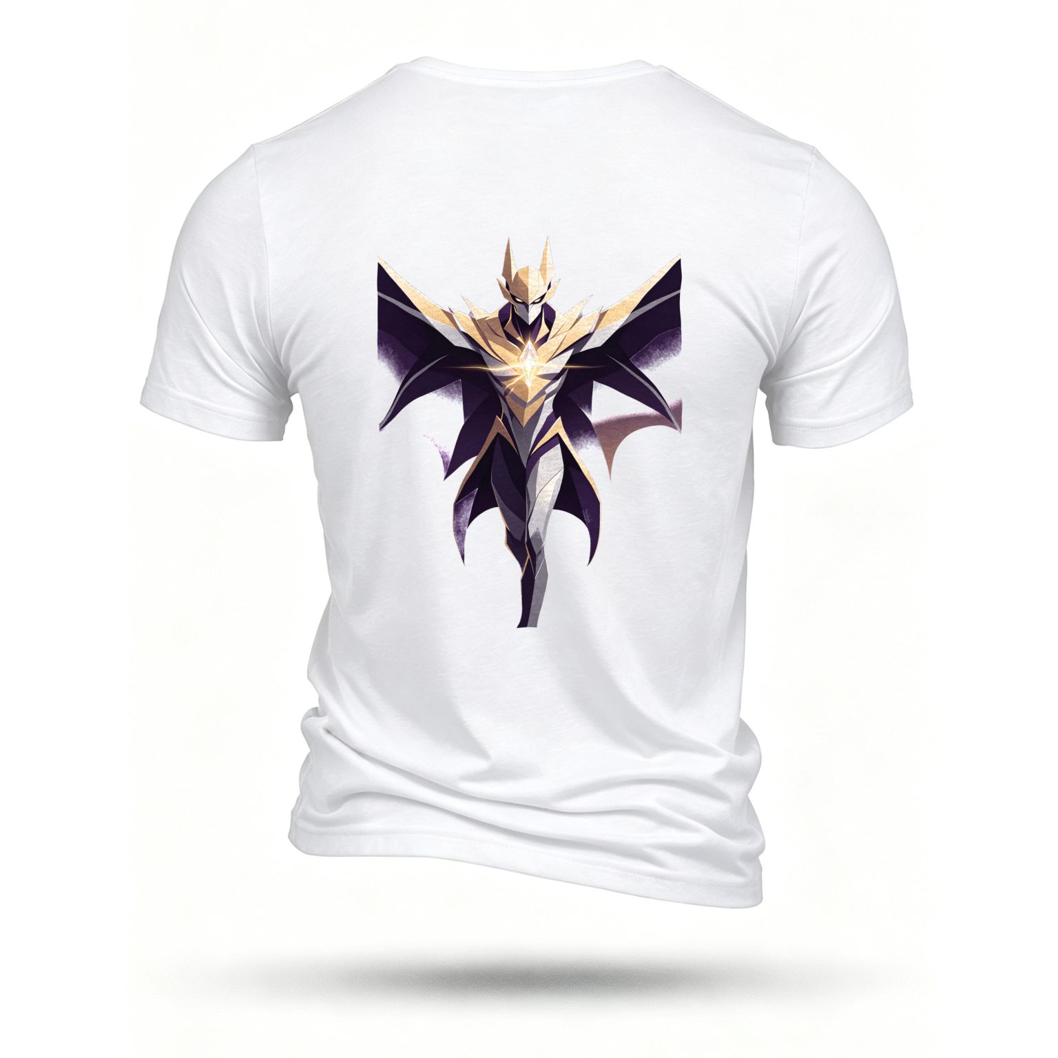 White T-shirt, back print