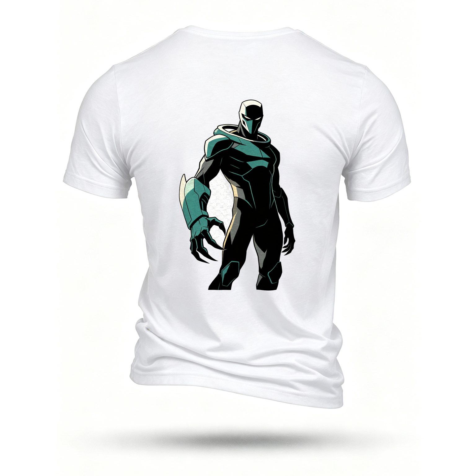 White T-shirt, back print