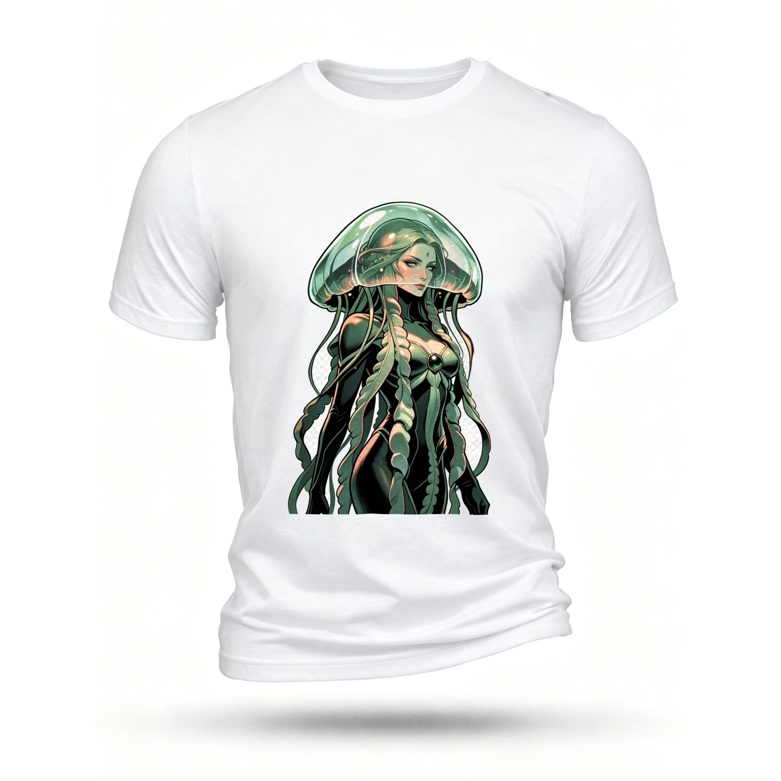 White T-shirt, front print