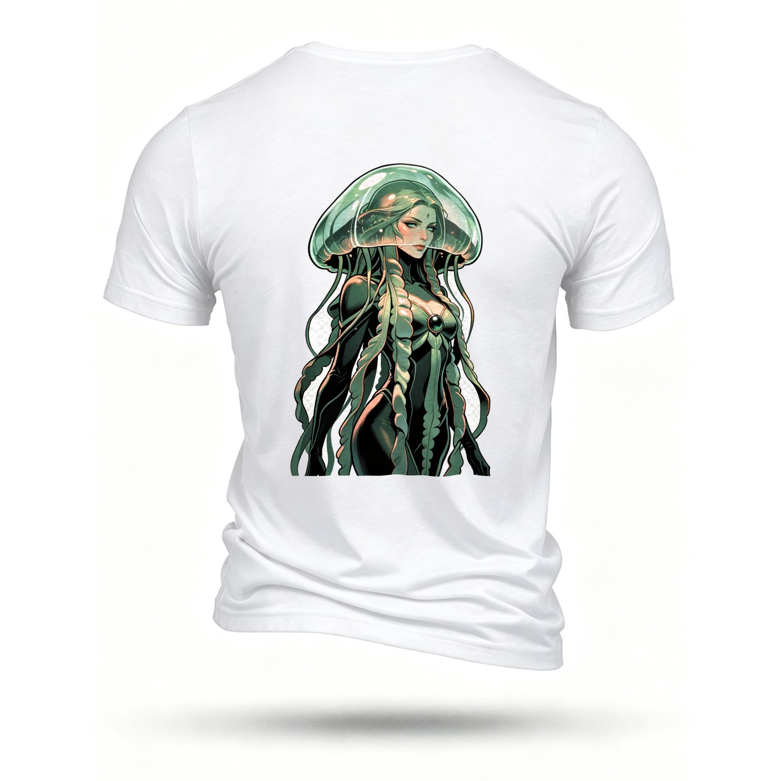 White T-shirt, back print