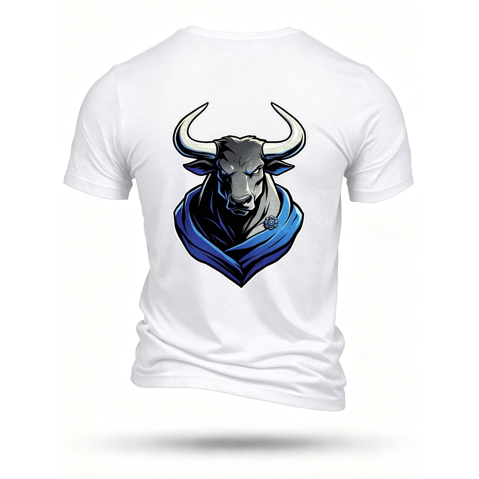 White T-shirt, back print