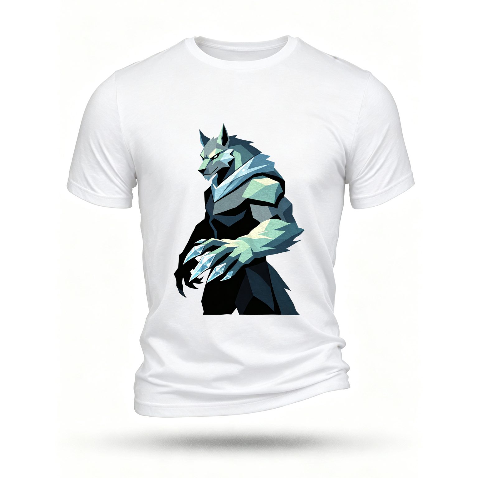 White T-shirt, front print