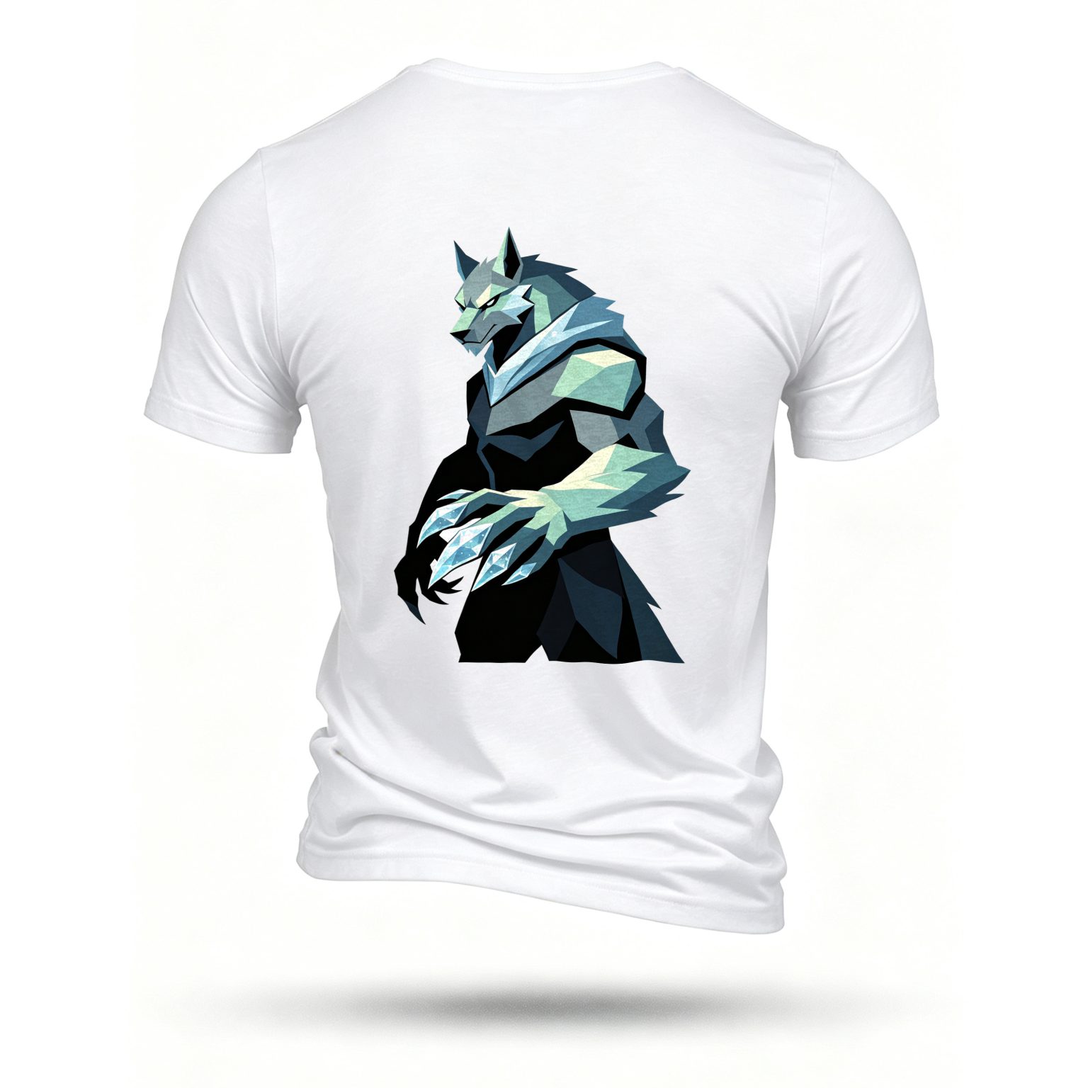 White T-shirt, back print