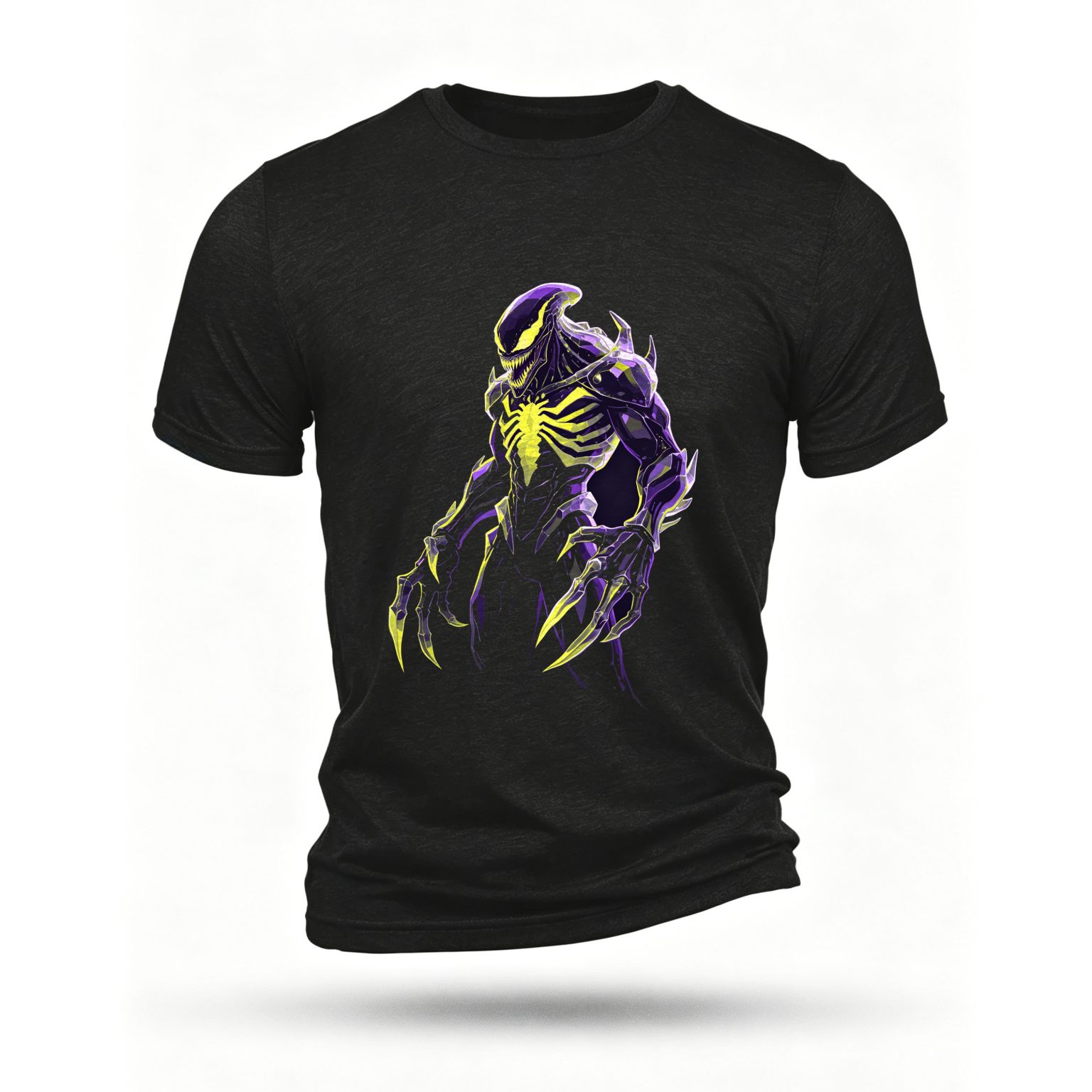 Black T-shirt, front print