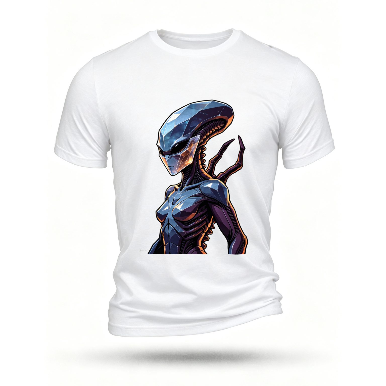 White T-shirt, front print