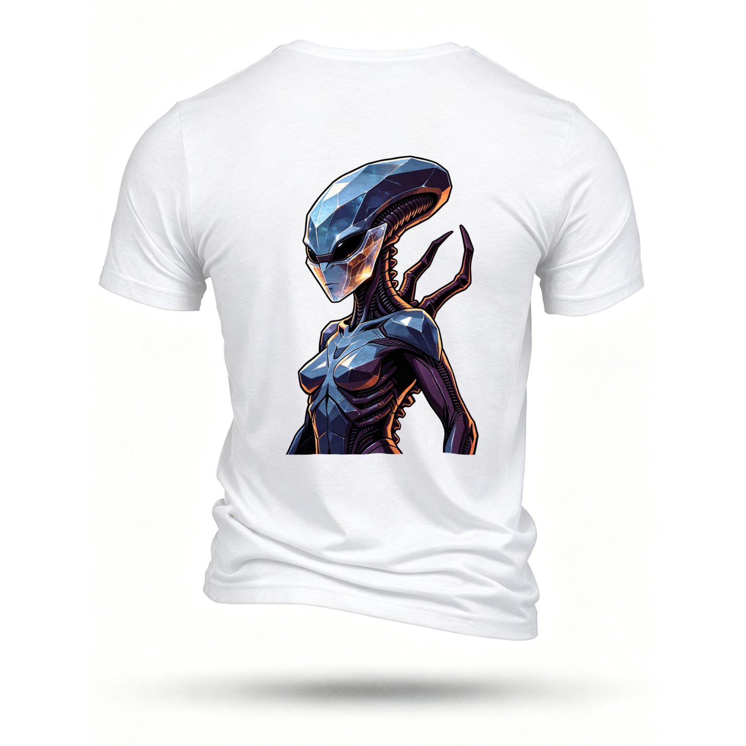 White T-shirt, back print