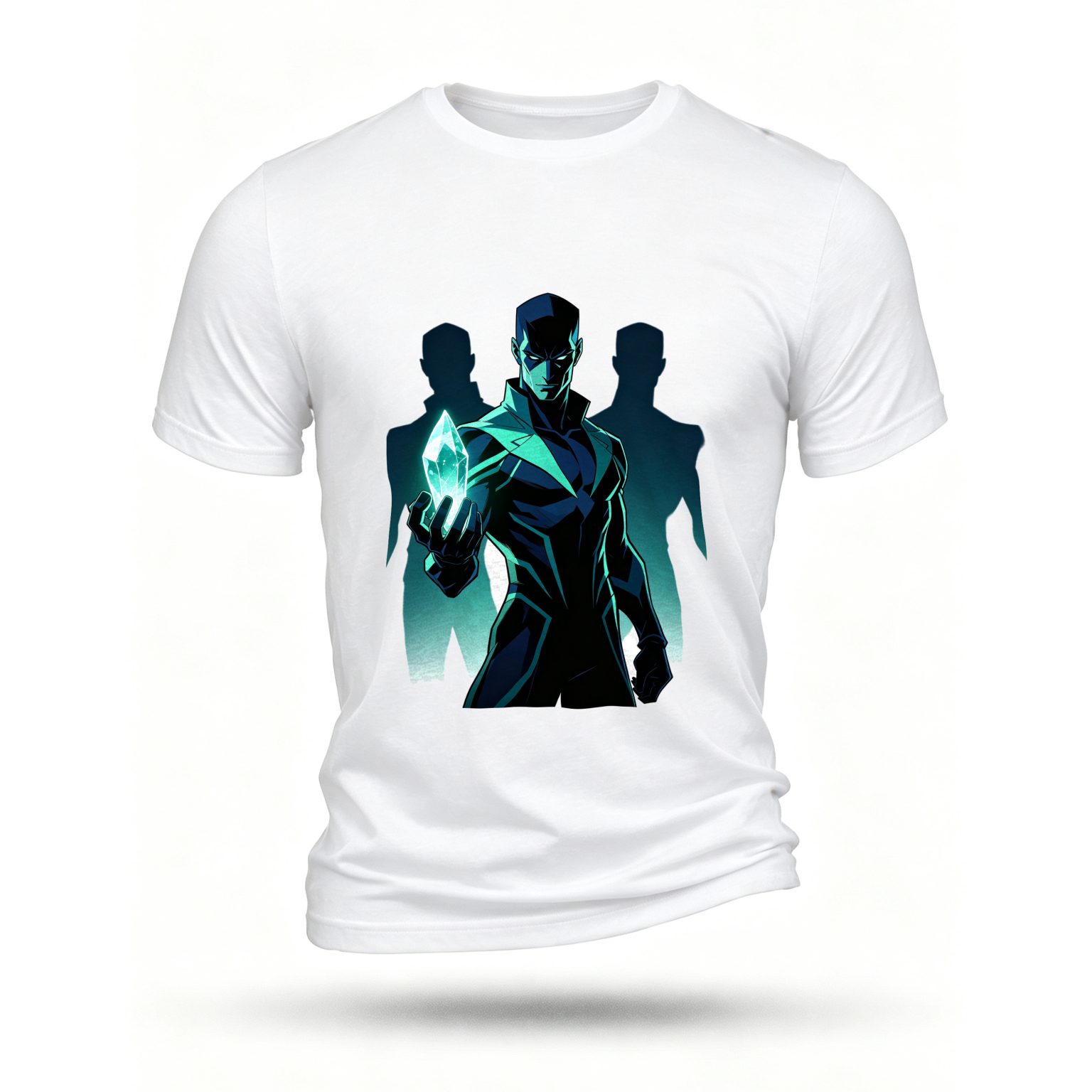 White T-shirt, front print