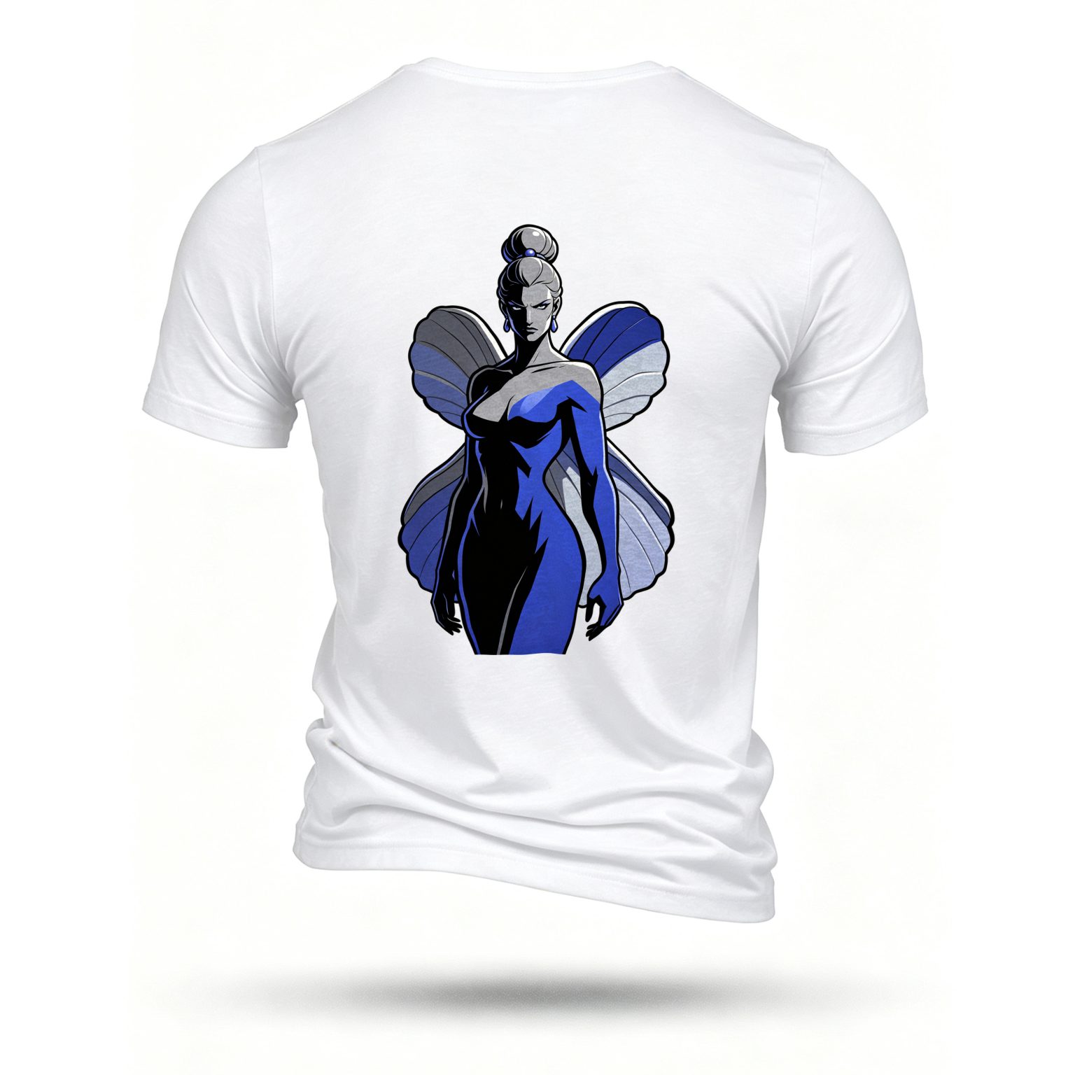 White T-shirt, back print