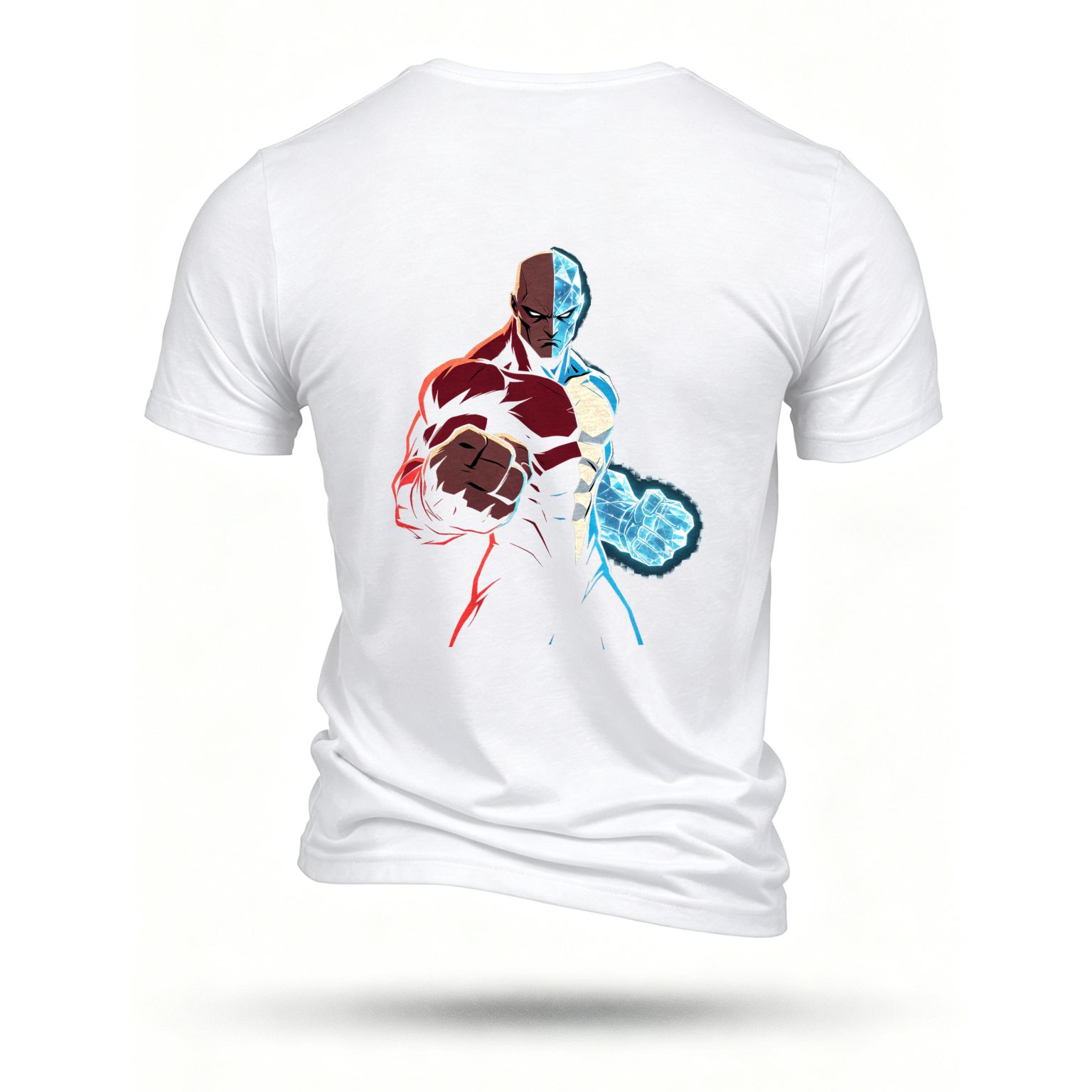 White T-shirt, back print