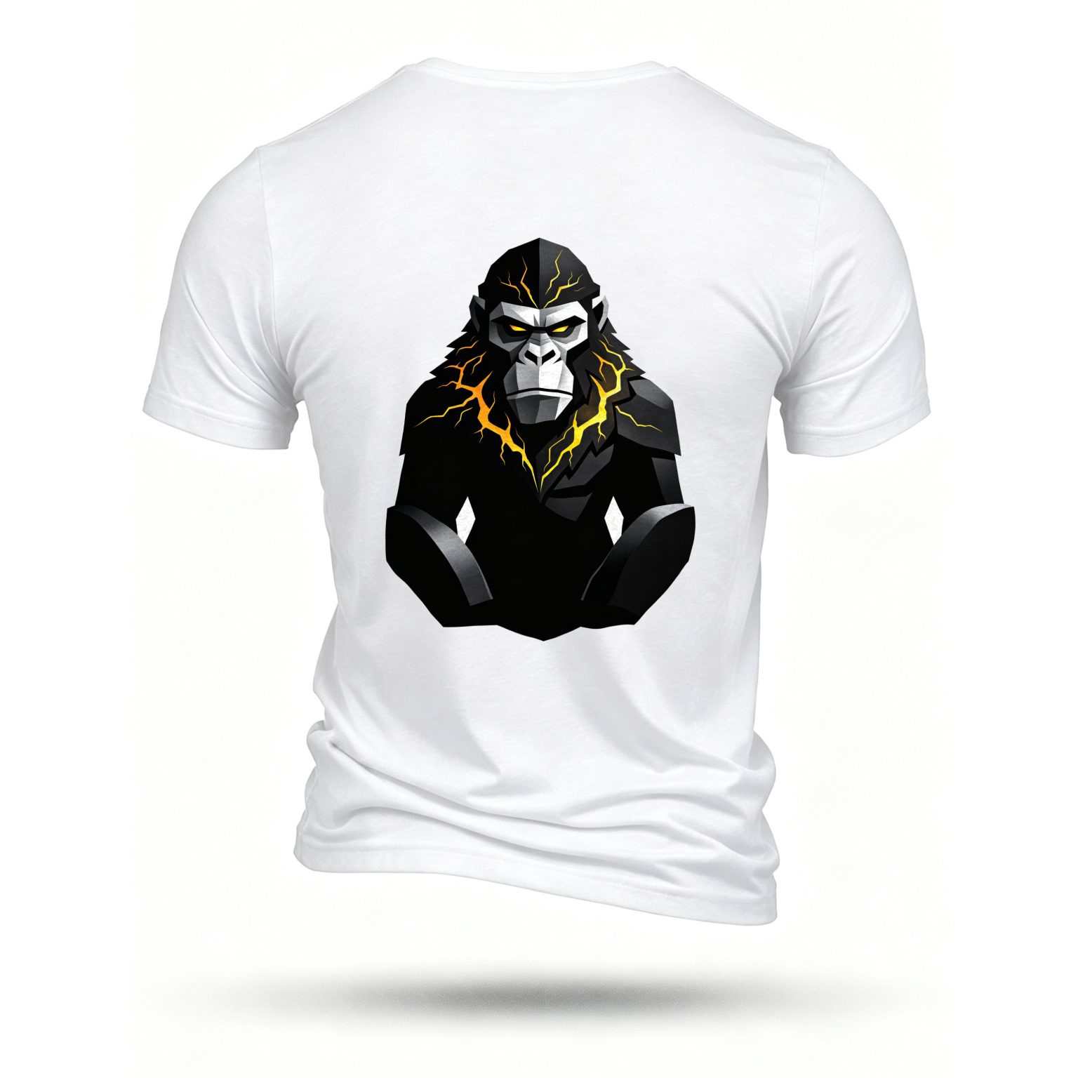 White T-shirt, back print