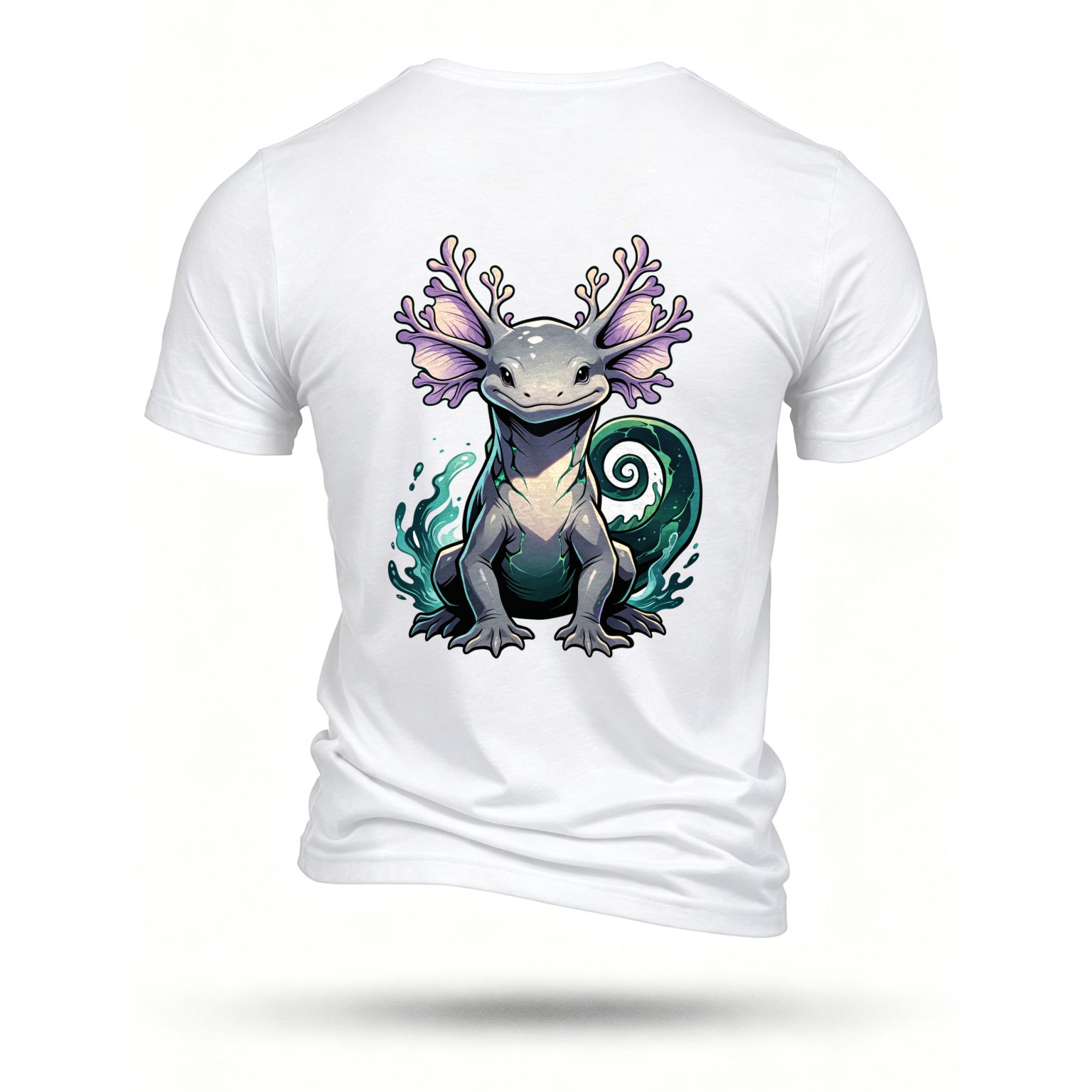 White T-shirt, back print