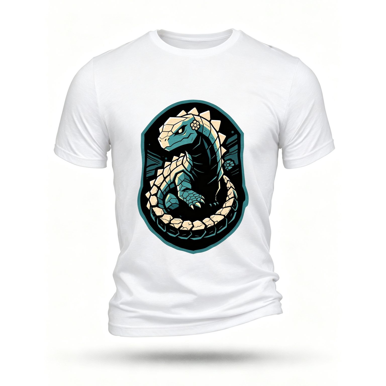 White T-shirt, front print