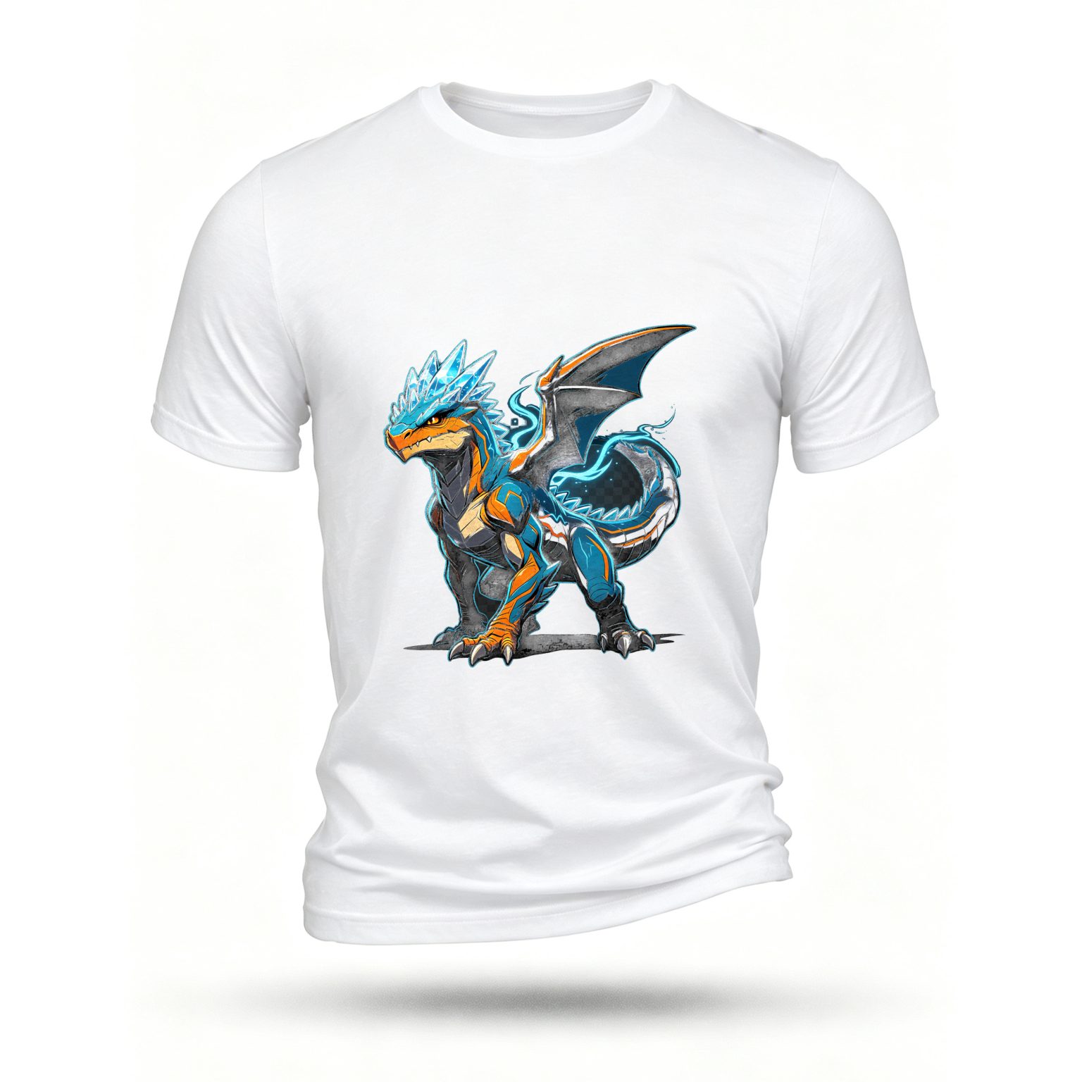 White T-shirt, front print