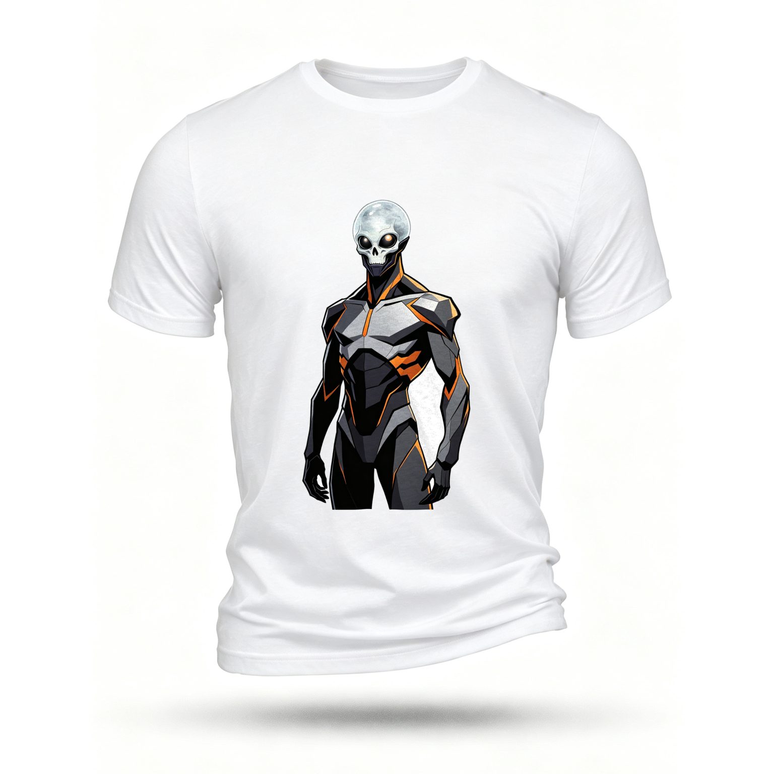 White T-shirt, front print