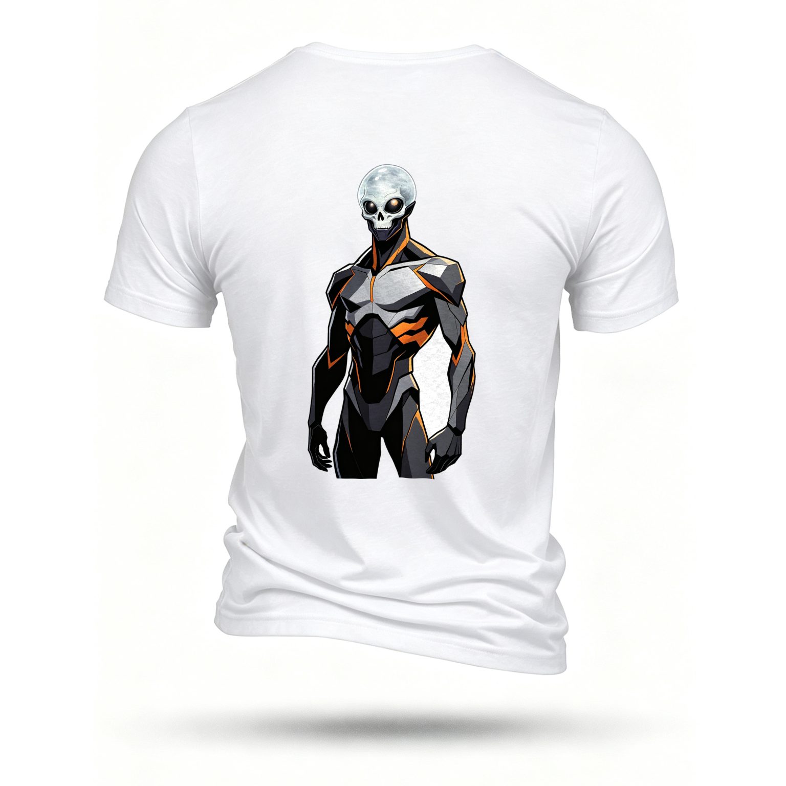 White T-shirt, back print