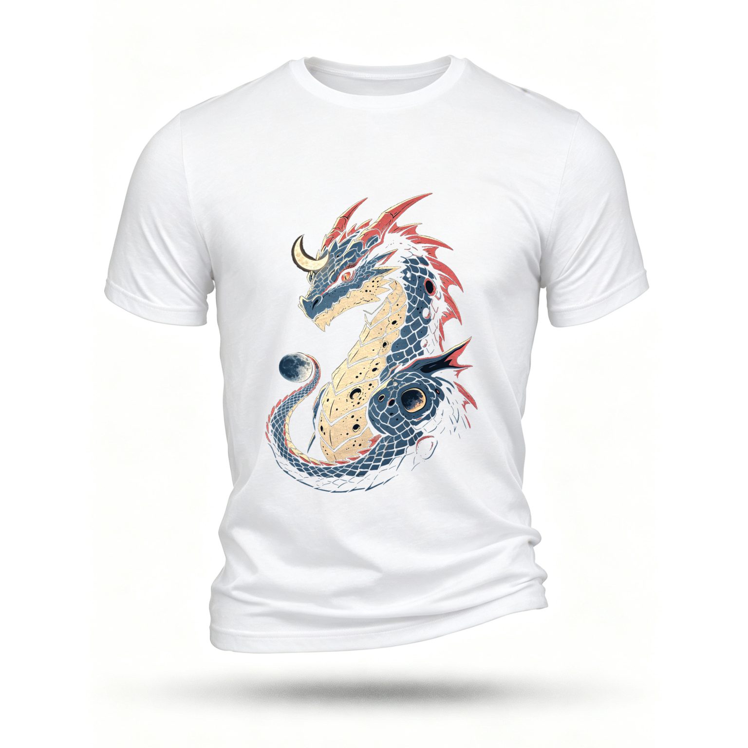 White T-shirt, front print