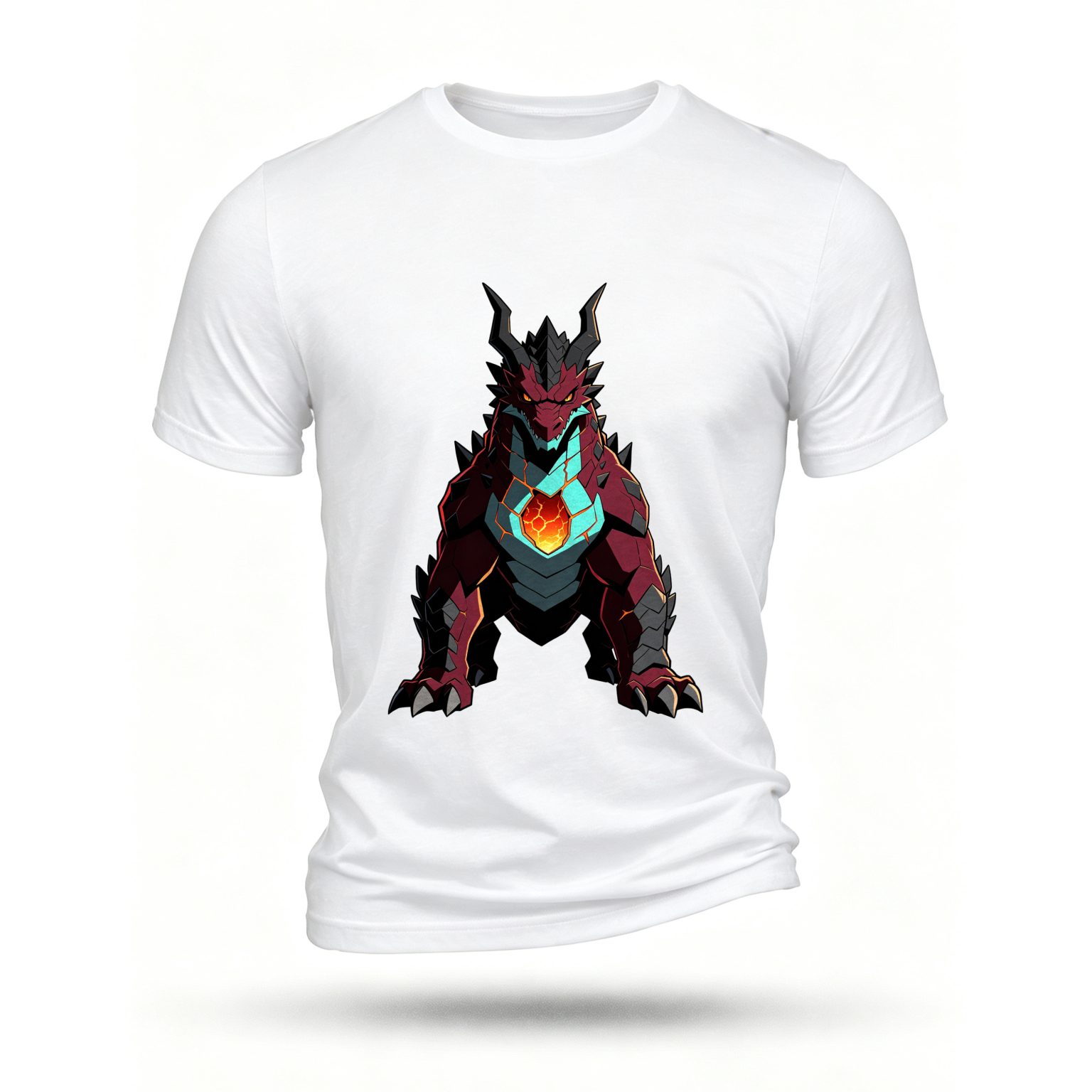 White T-shirt, front print