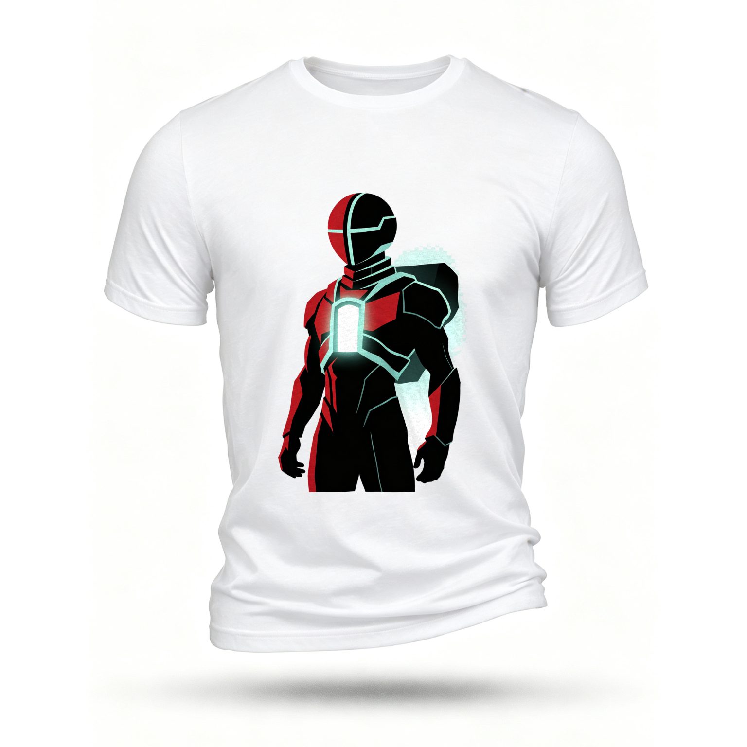 White T-shirt, front print