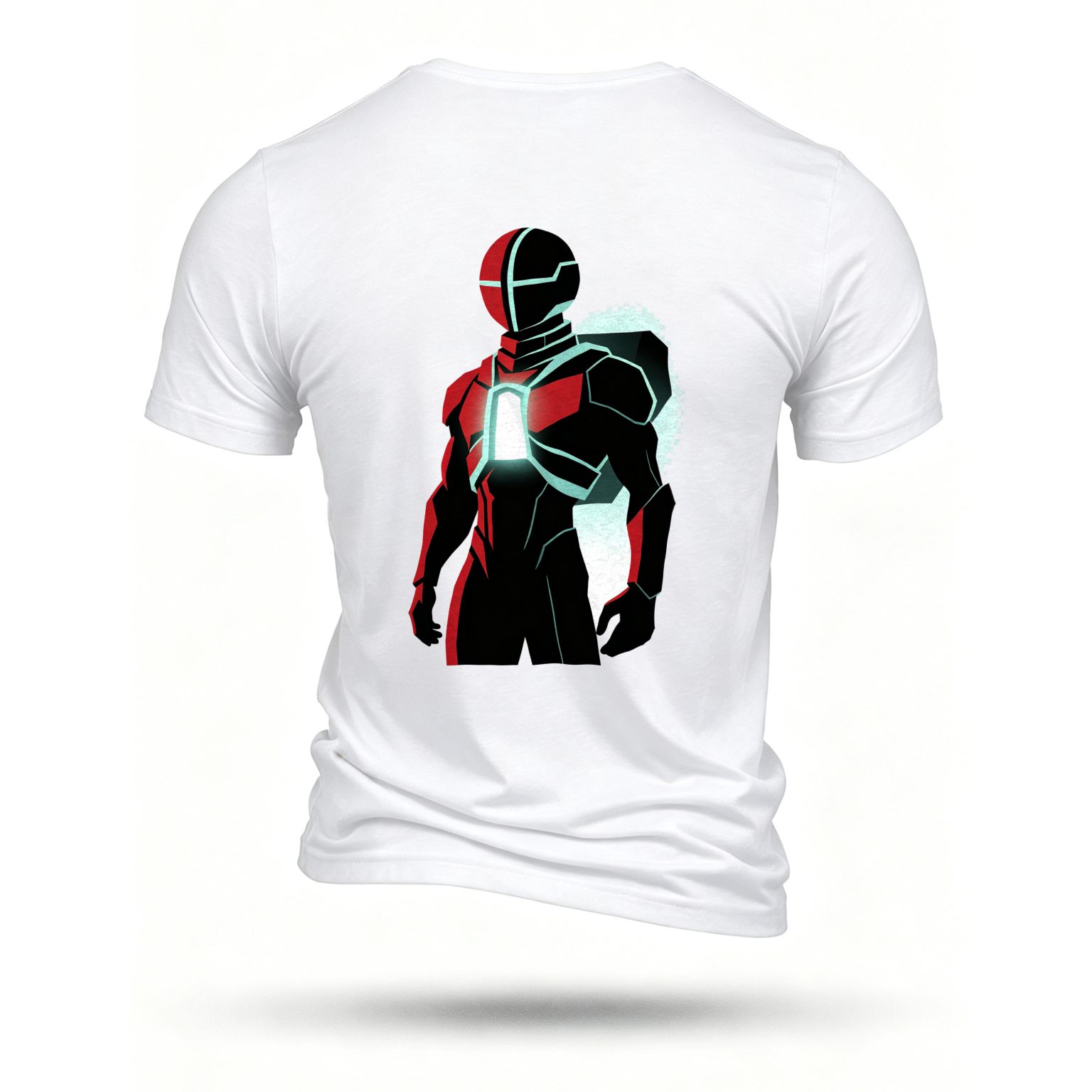White T-shirt, back print