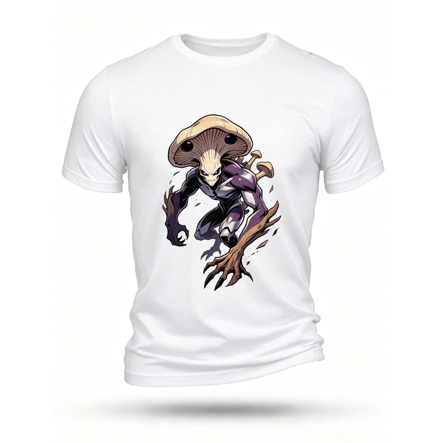 White T-shirt, front print