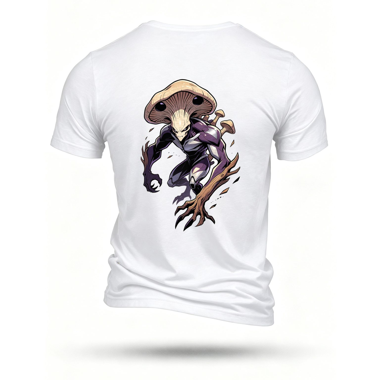 White T-shirt, back print