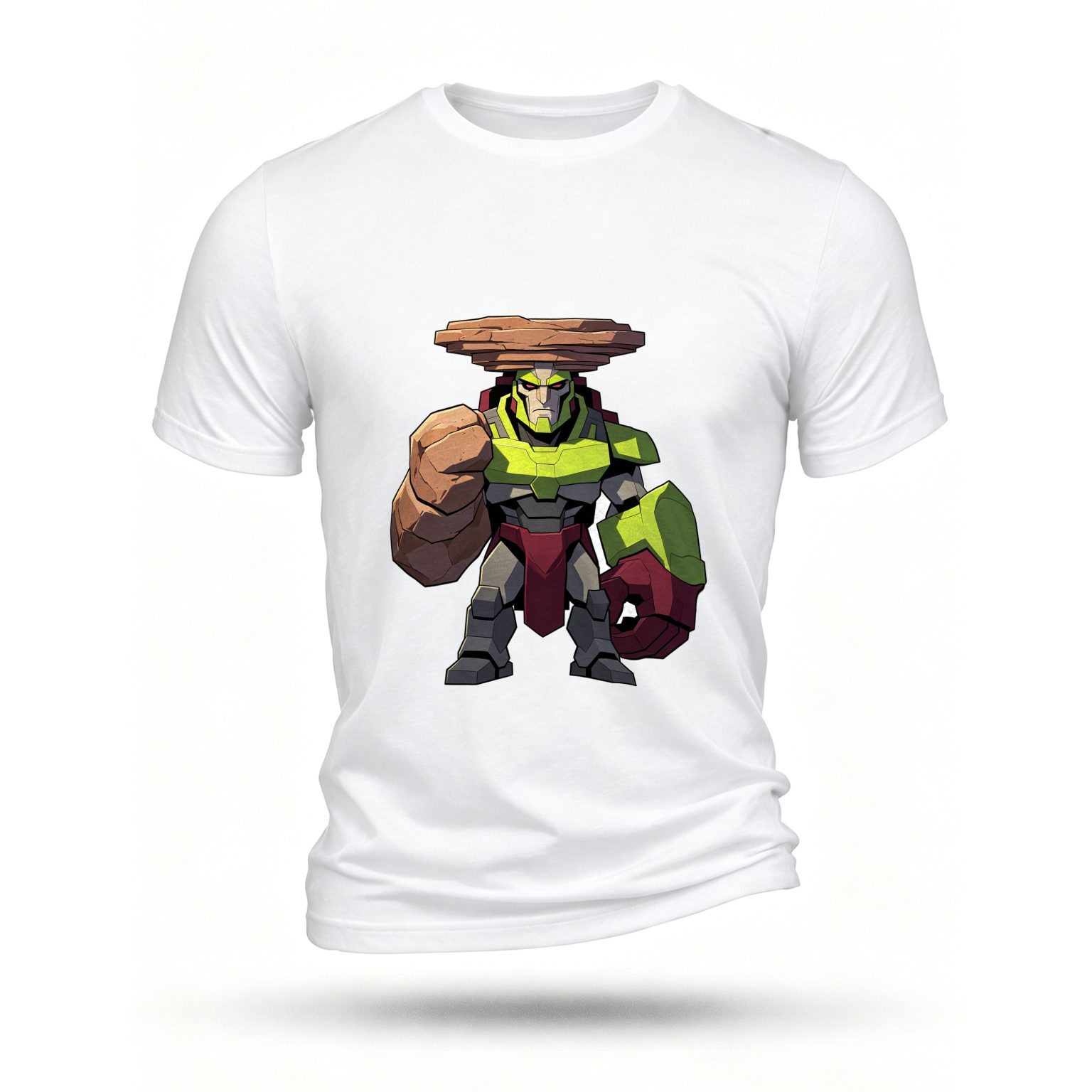 White T-shirt, front print