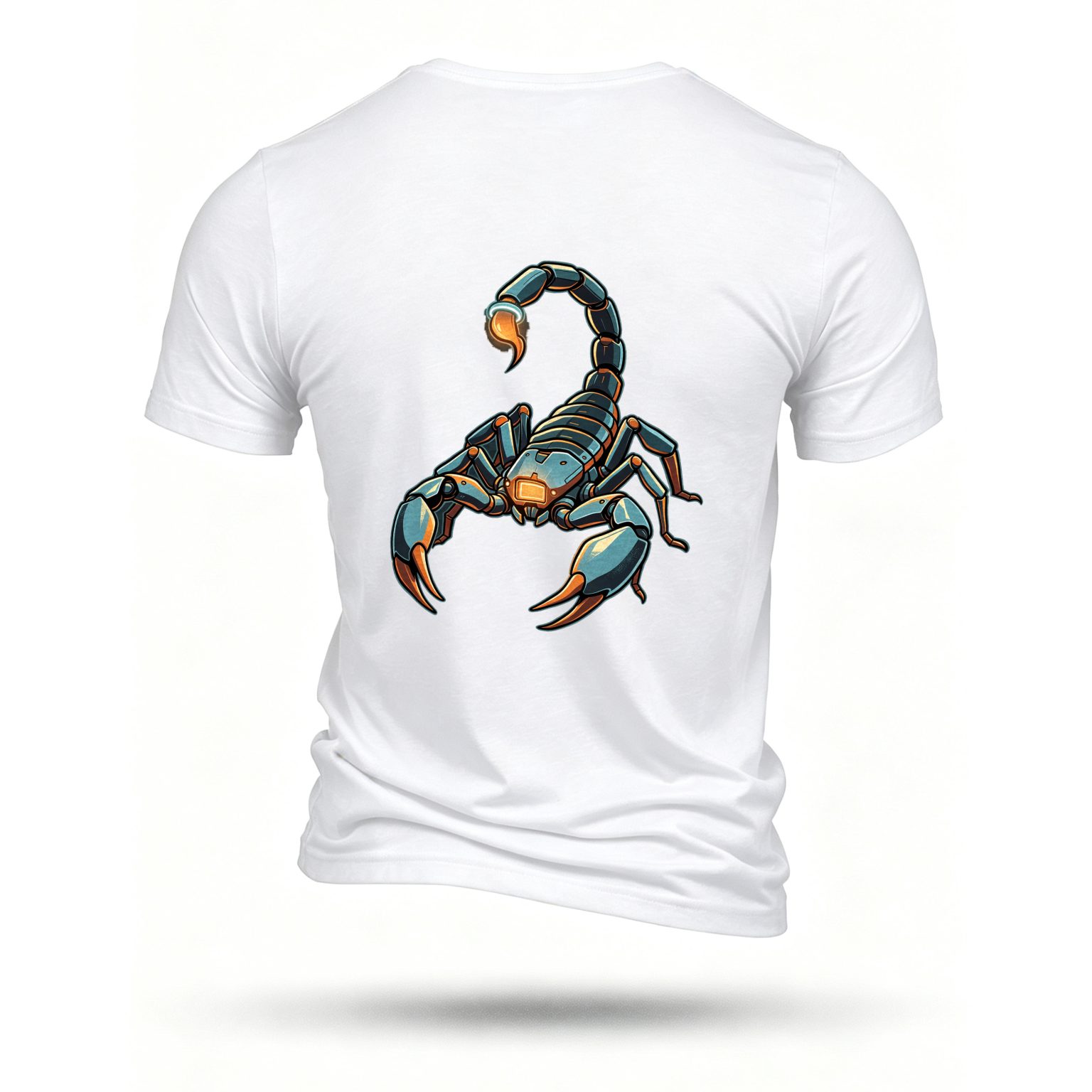 White T-shirt, back print