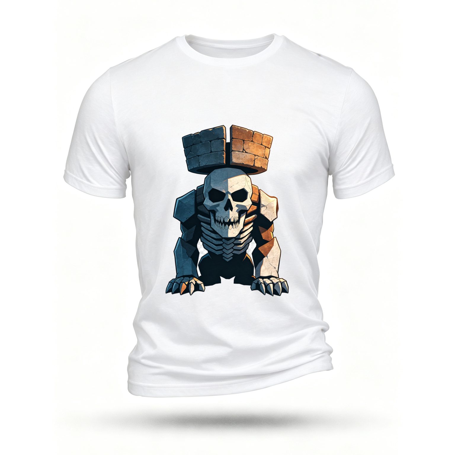 White T-shirt, front print