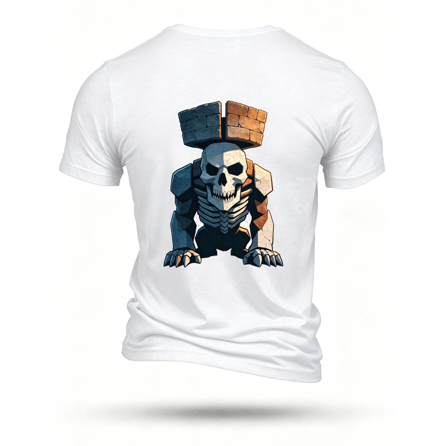 White T-shirt, back print