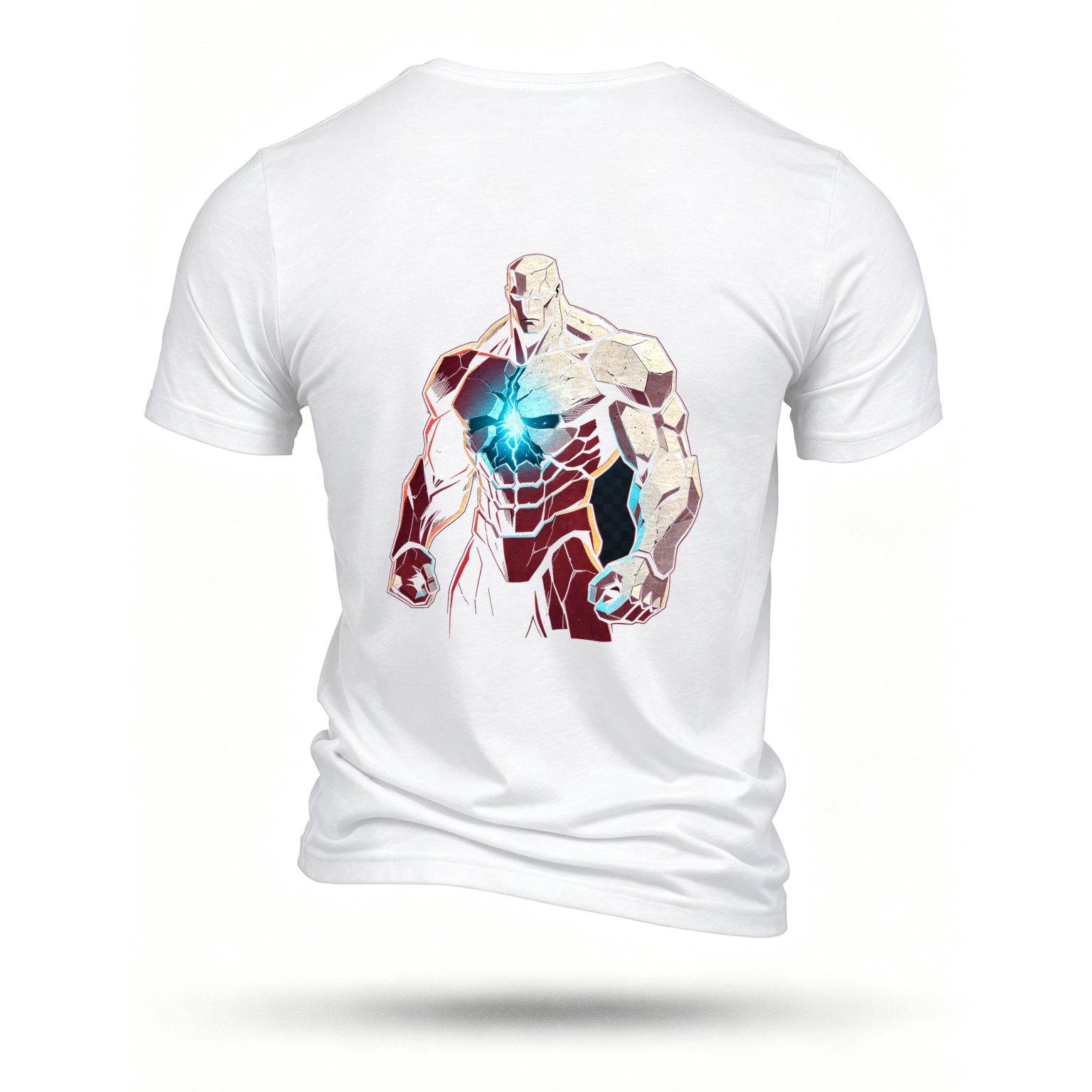 White T-shirt, back print