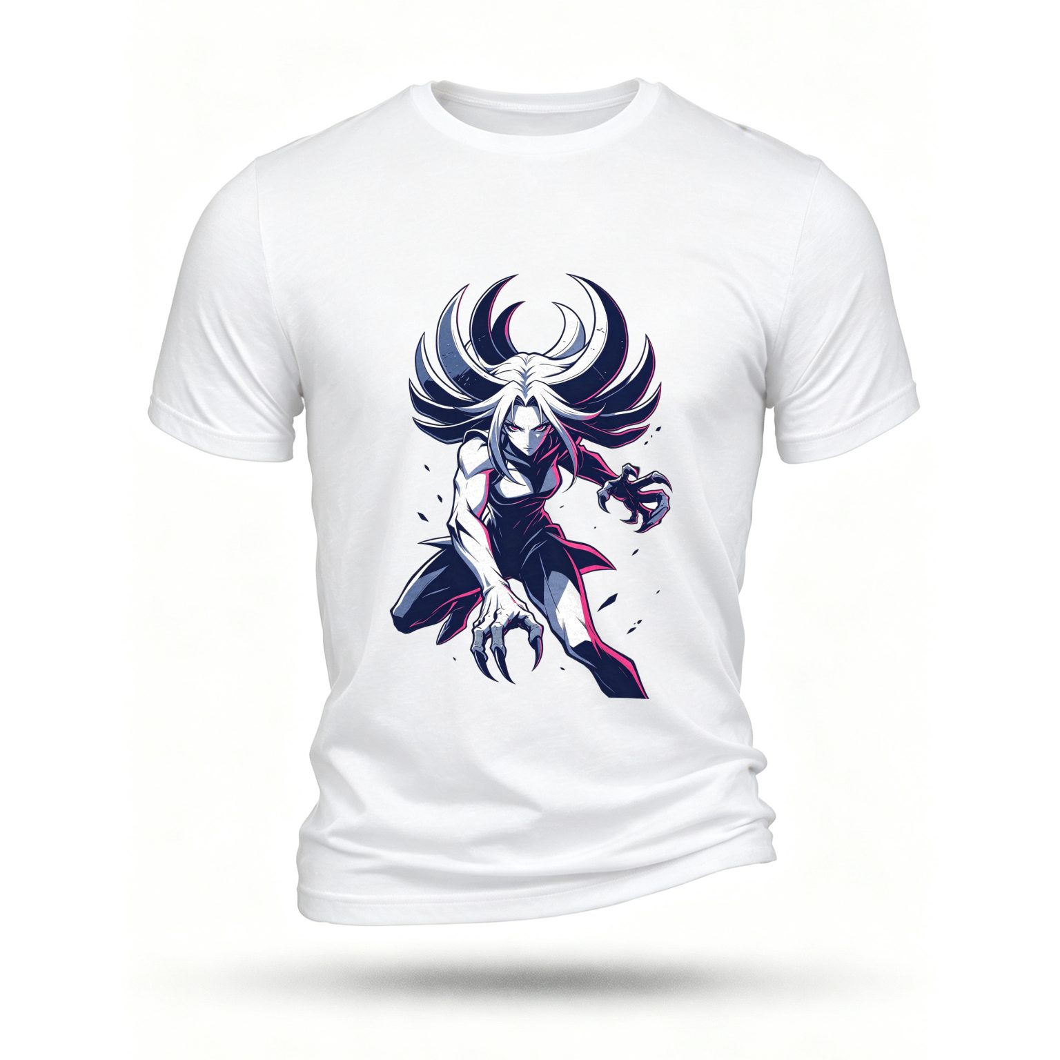 White T-shirt, front print