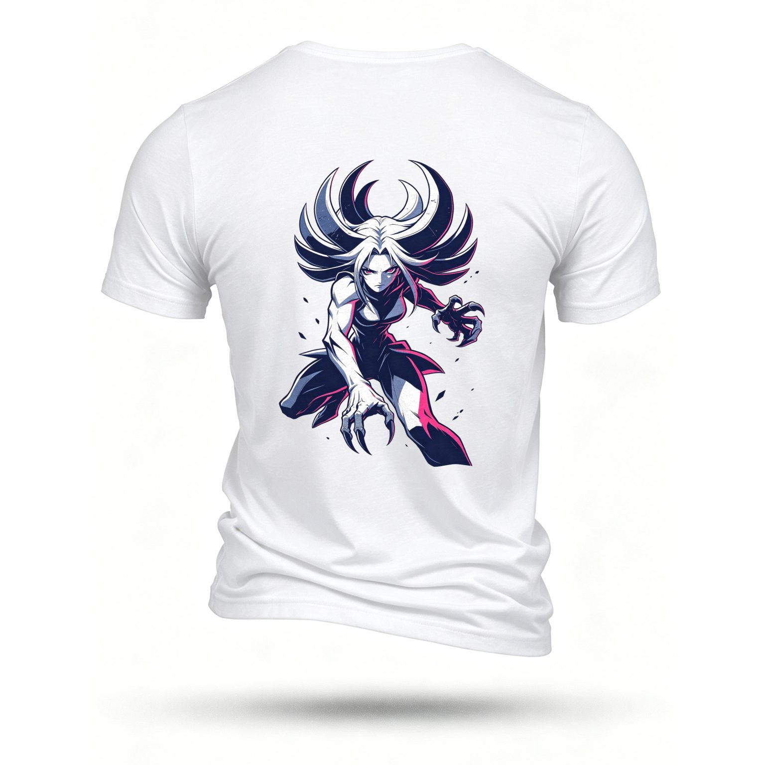 White T-shirt, back print