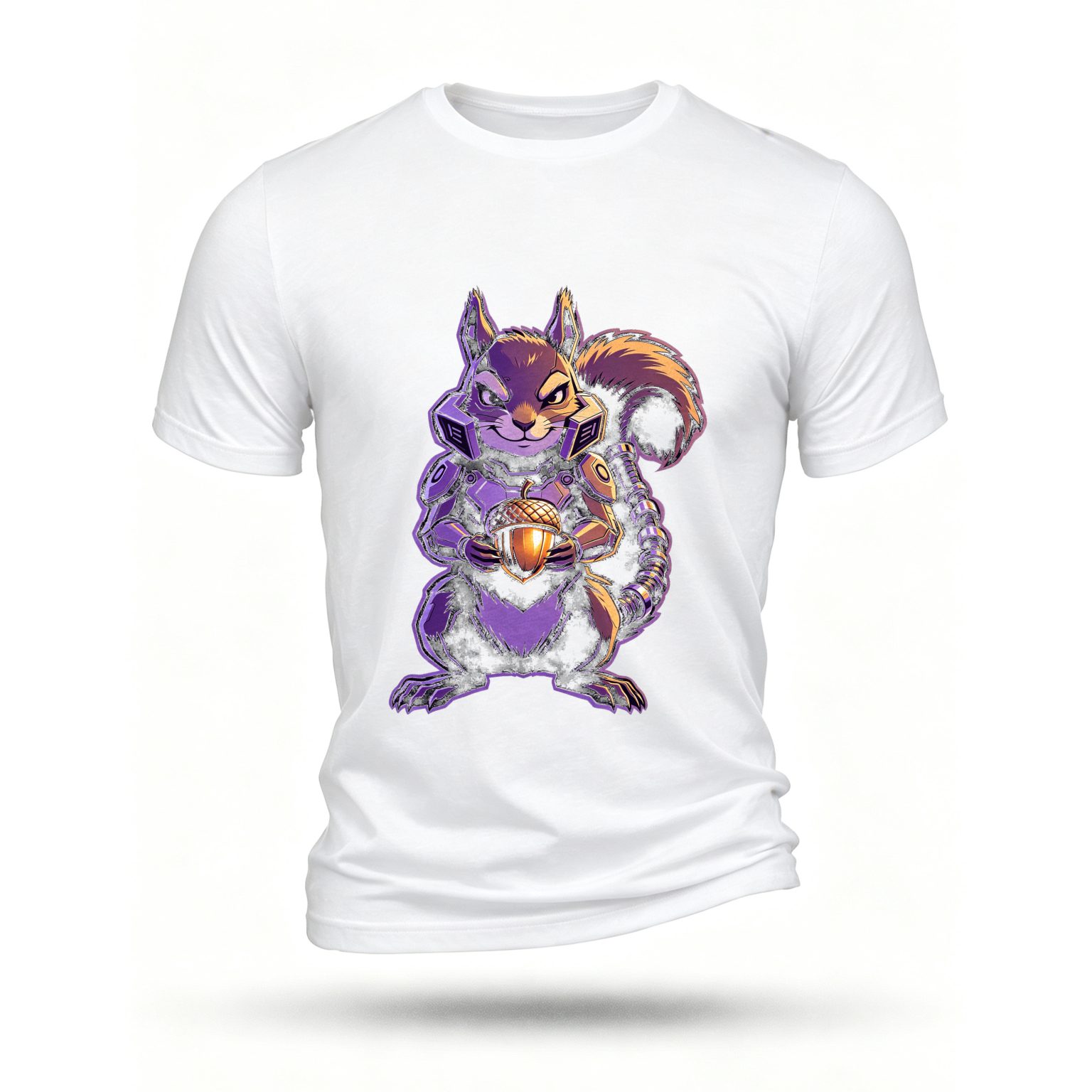 White T-shirt, front print