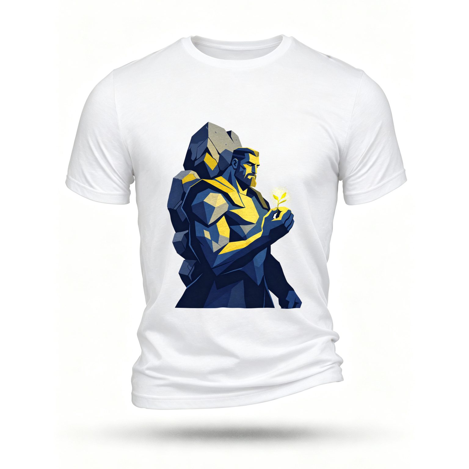White T-shirt, front print