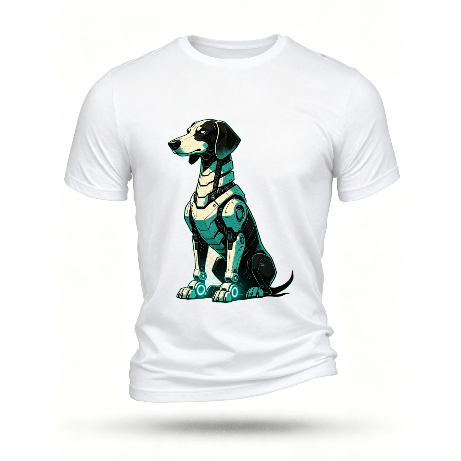 White T-shirt, front print