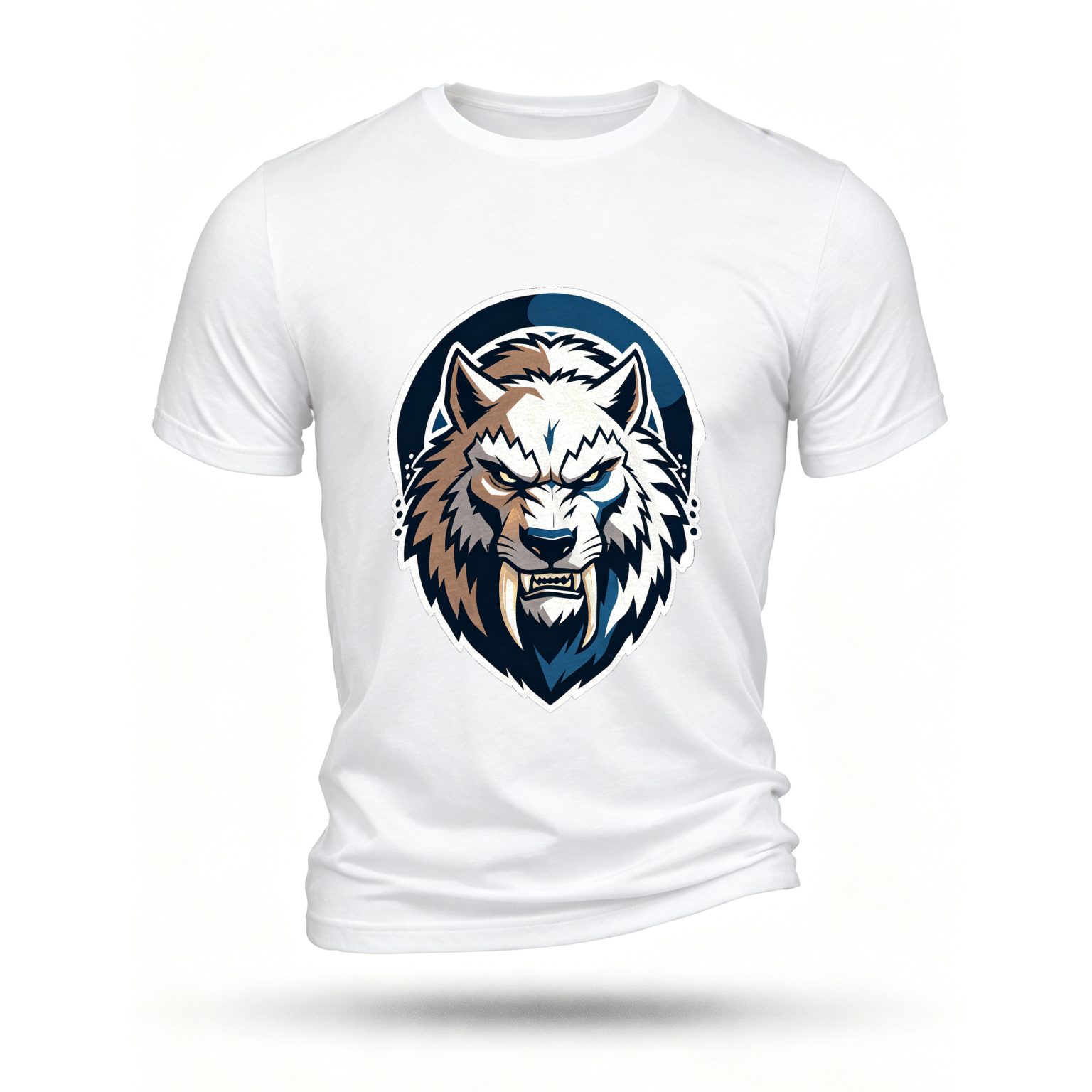 White T-shirt, front print