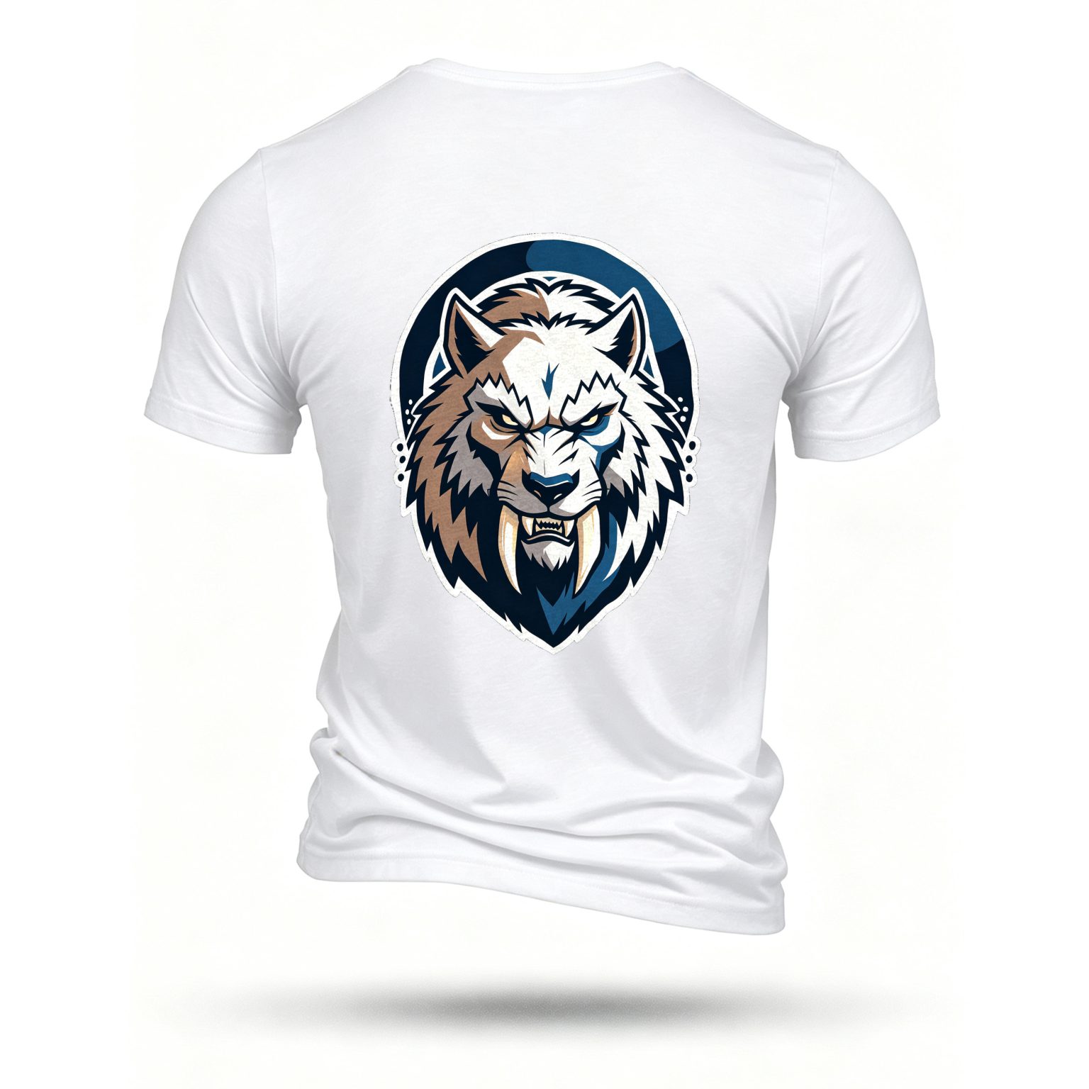 White T-shirt, back print