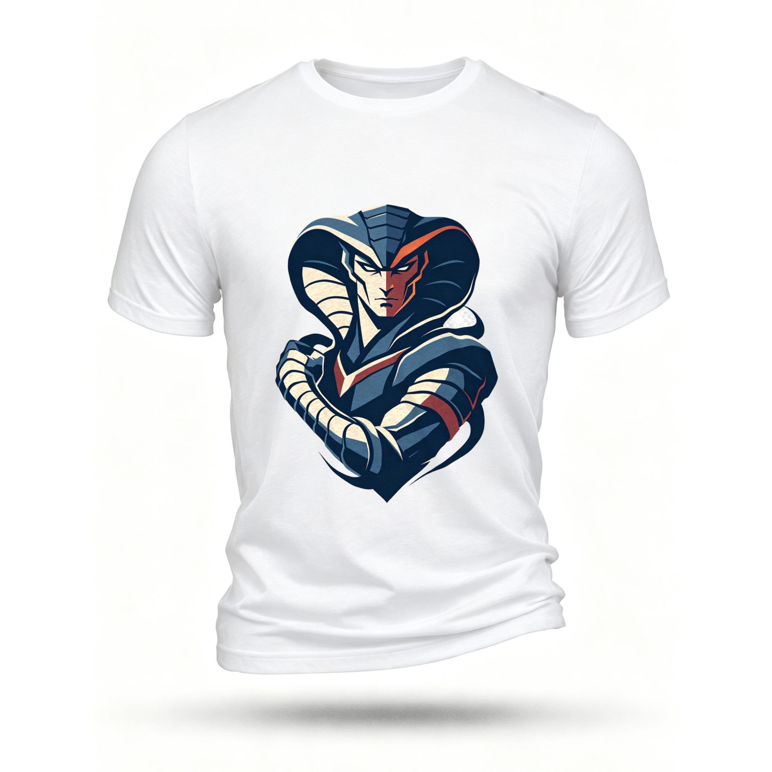 White T-shirt, front print