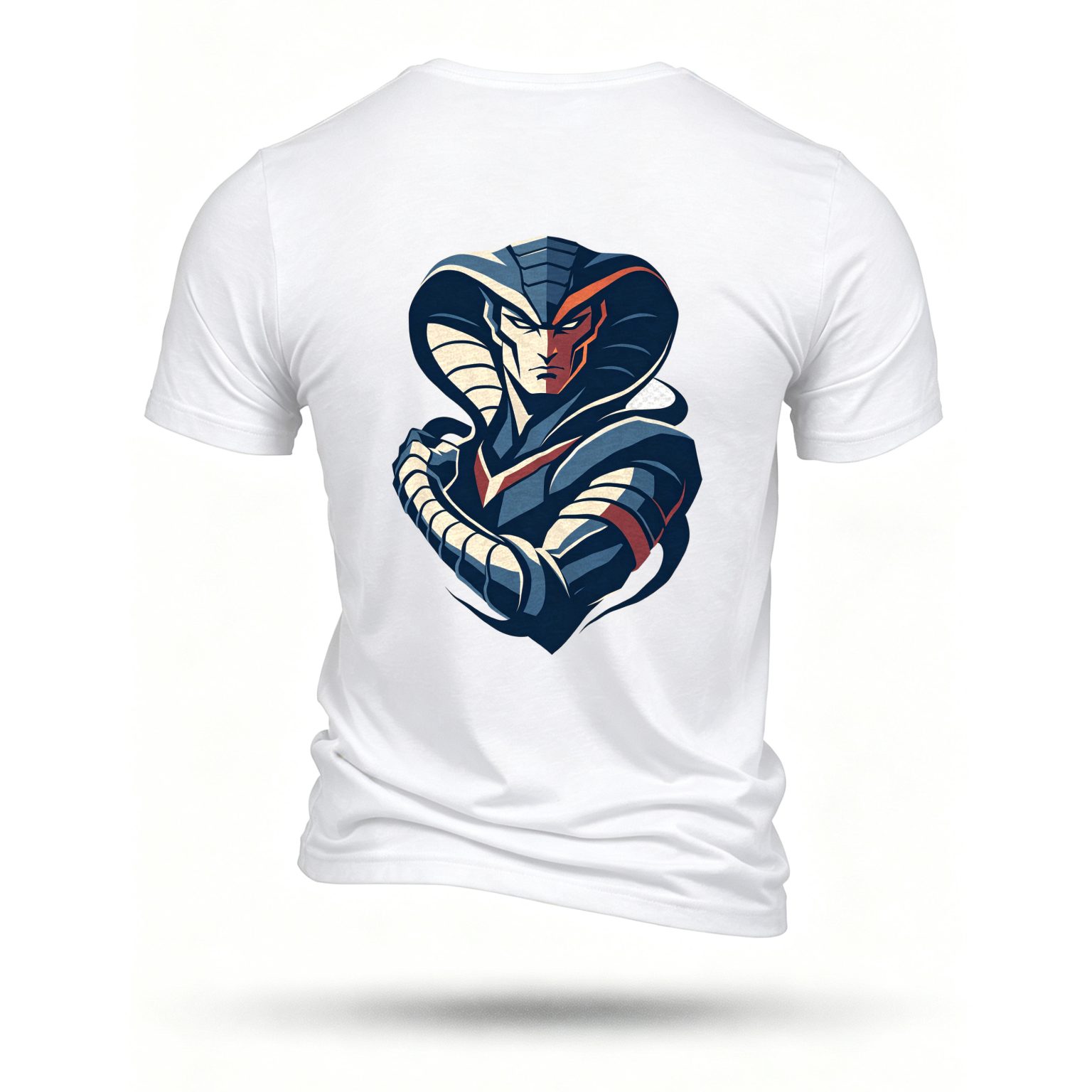White T-shirt, back print