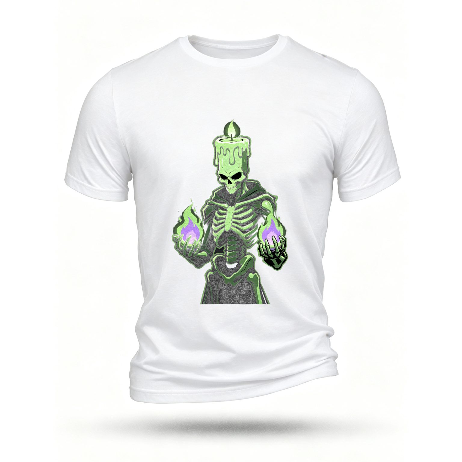 White T-shirt, front print