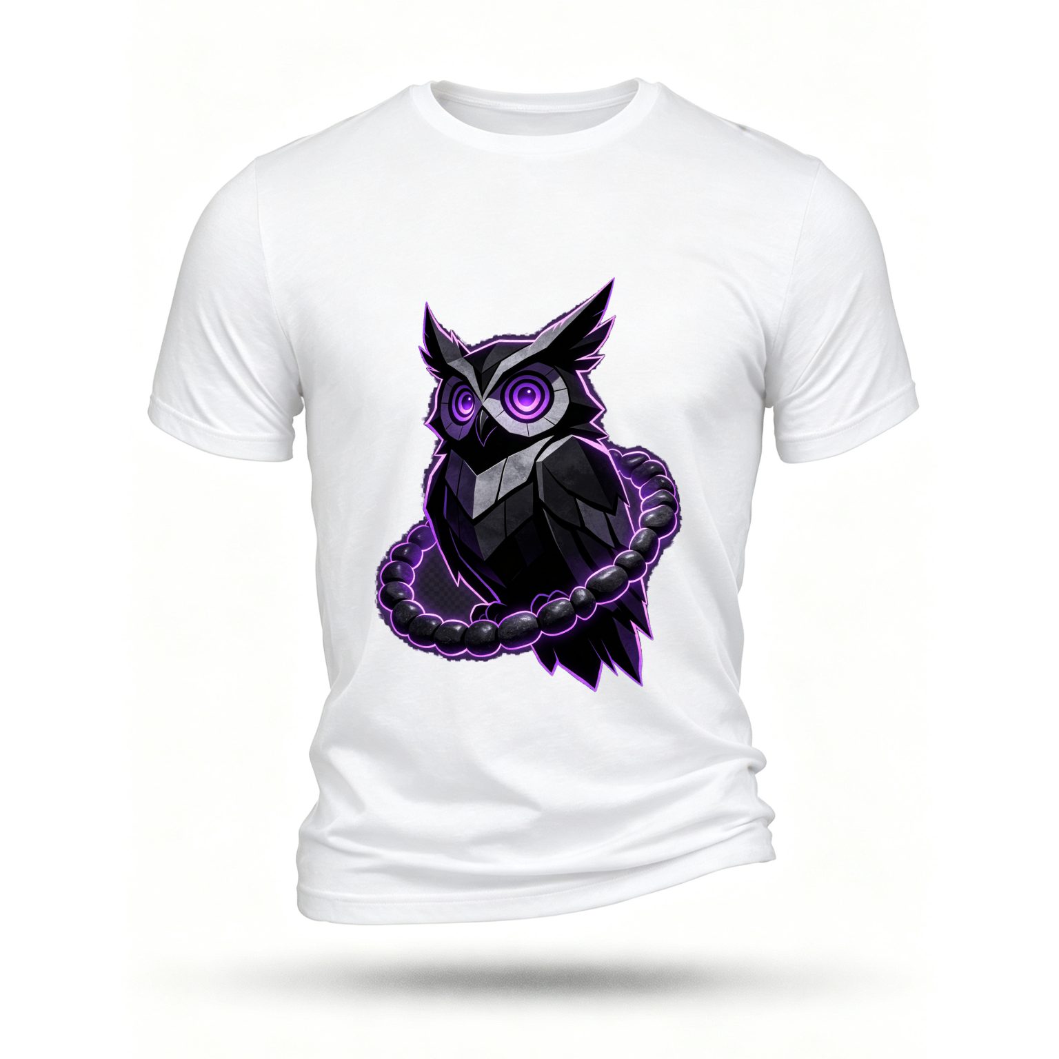 White T-shirt, front print