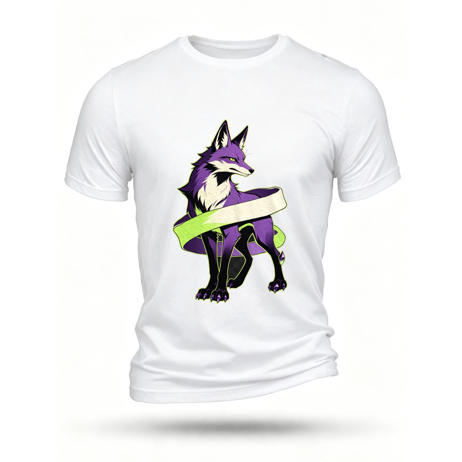 White T-shirt, front print