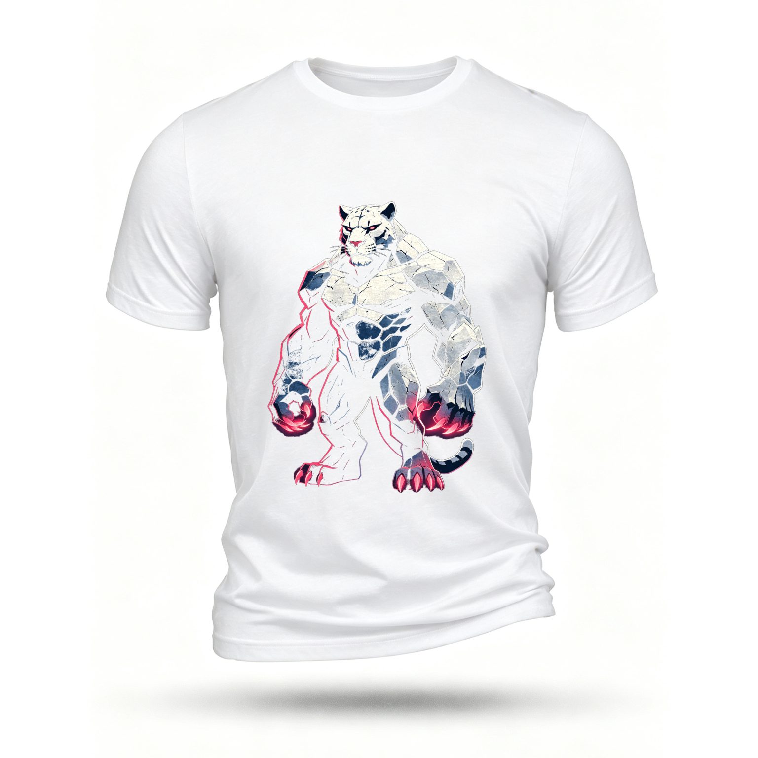 White T-shirt, front print