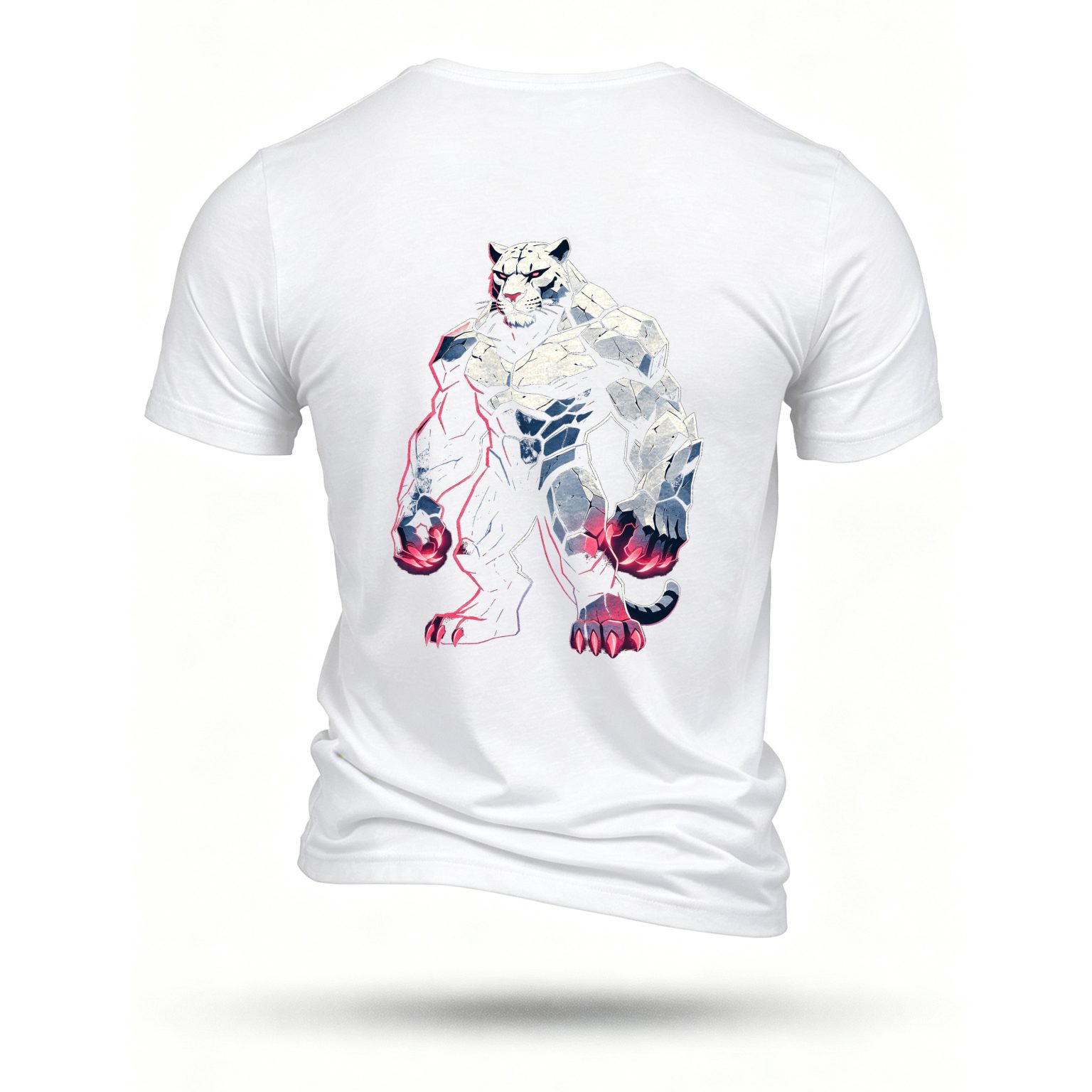 White T-shirt, back print