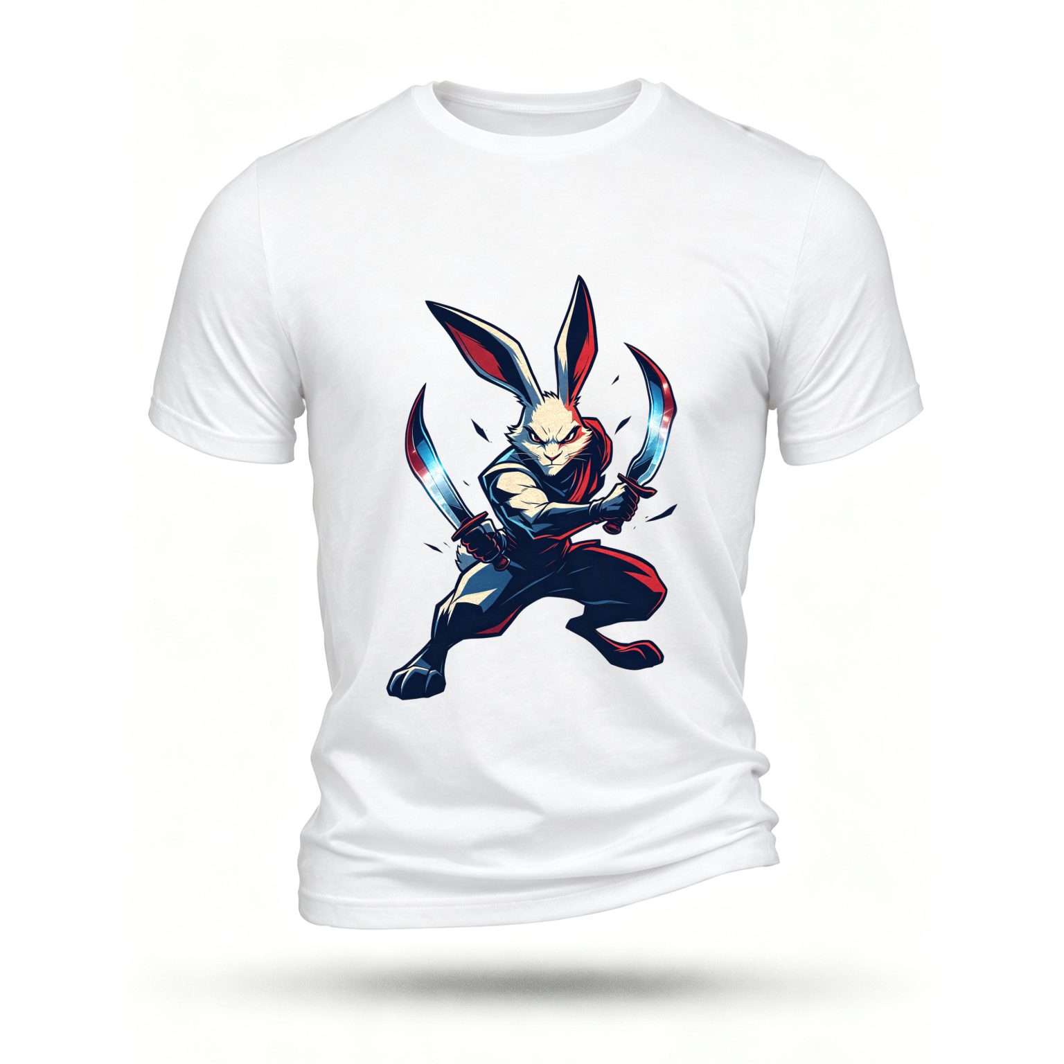 White T-shirt, front print