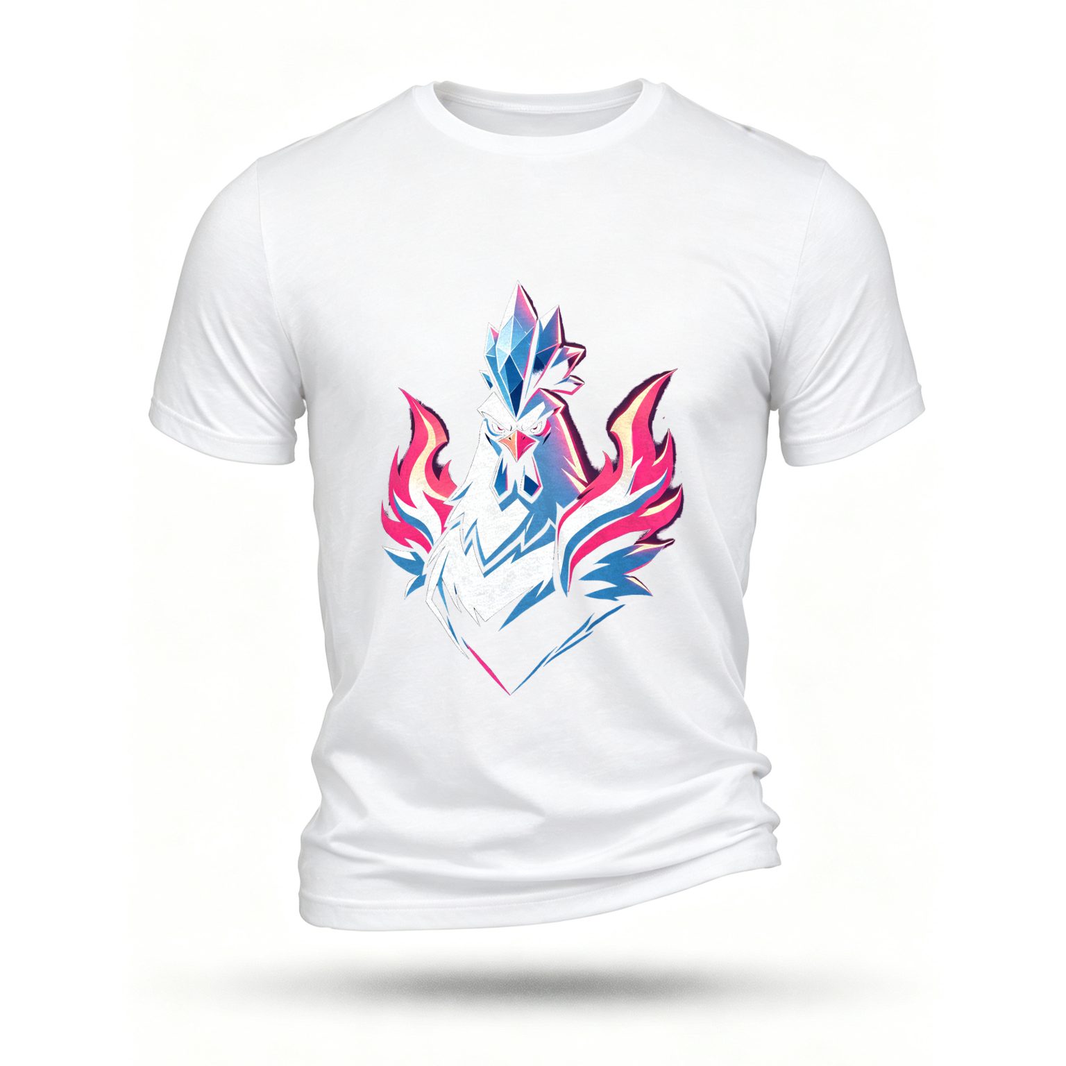 White T-shirt, front print