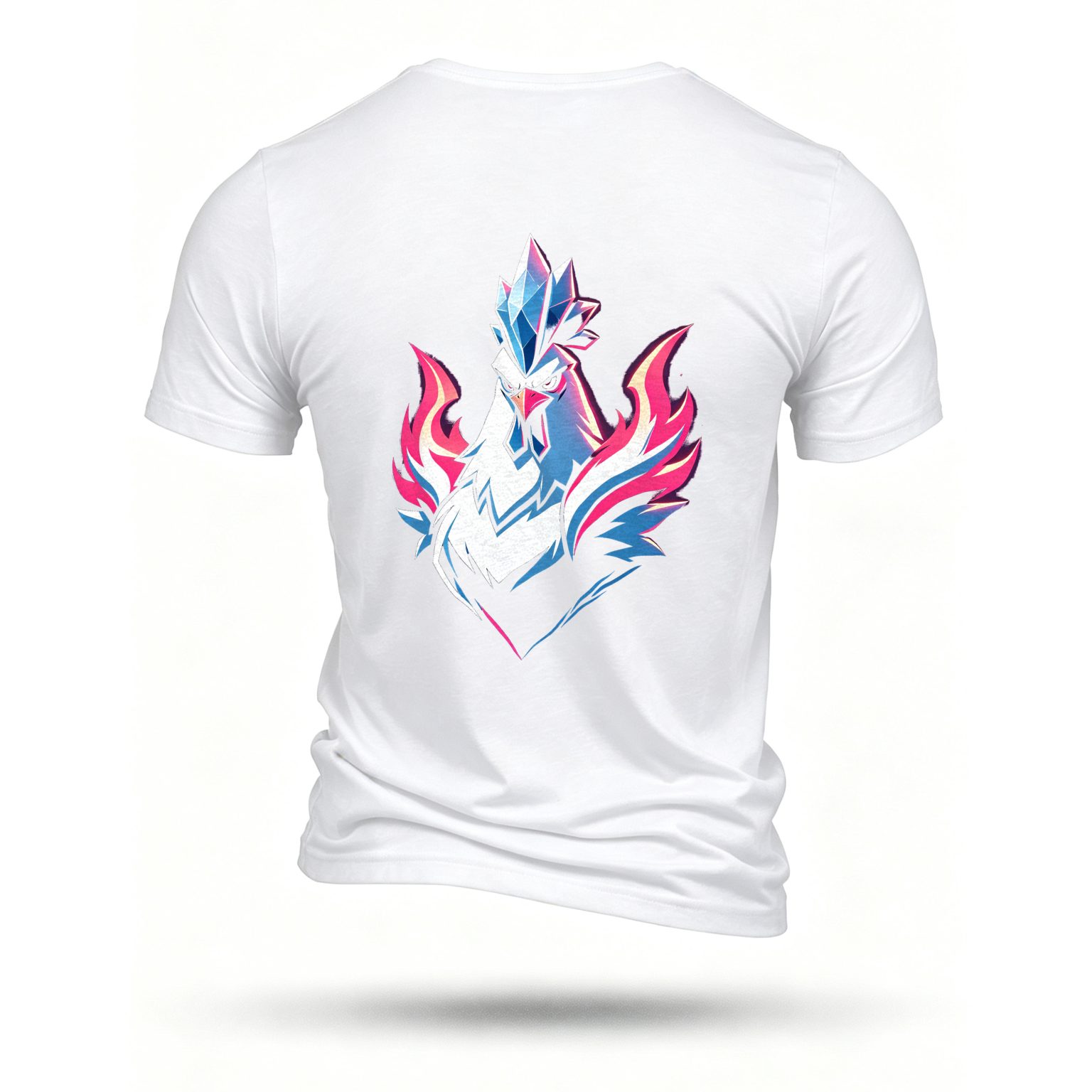 White T-shirt, back print