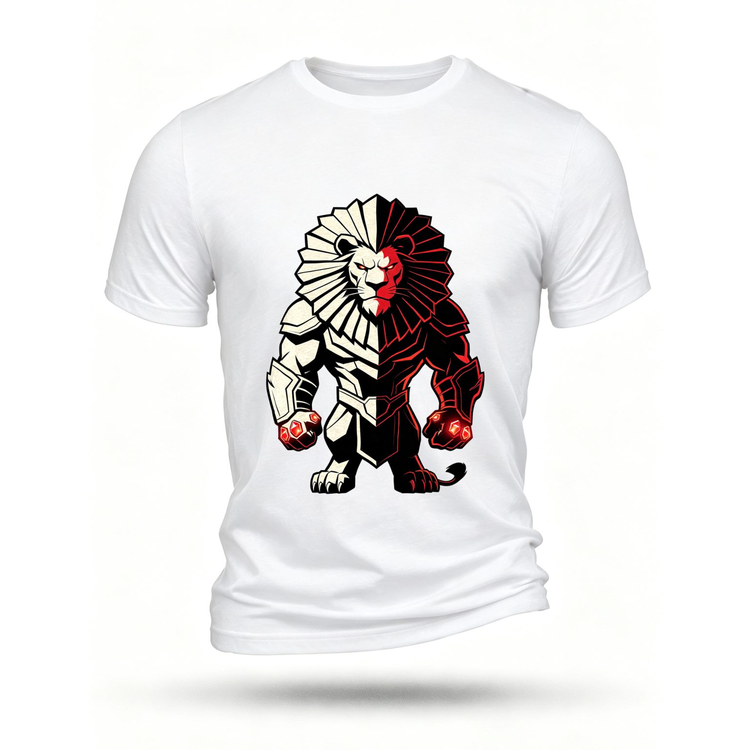 White T-shirt, front print